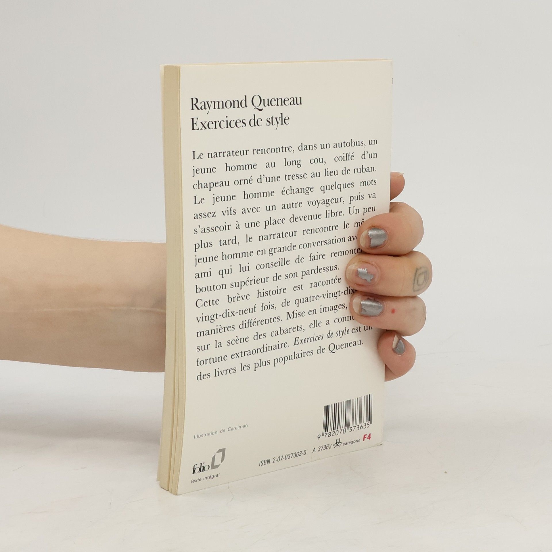 Raymond Queneau Exercices de style
