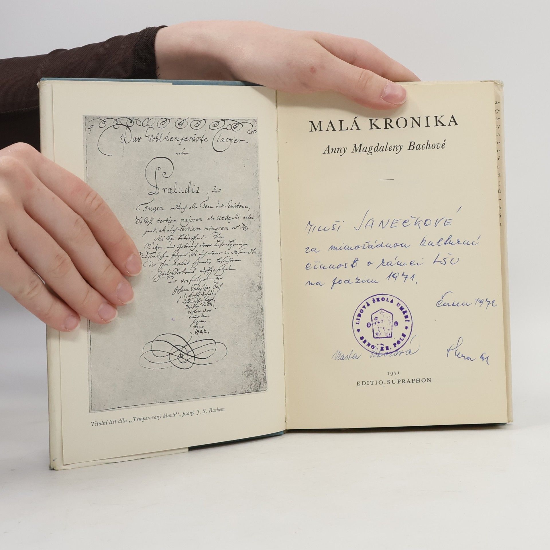 Esther Meynell Malá kronika Anny Magdaleny Bachové