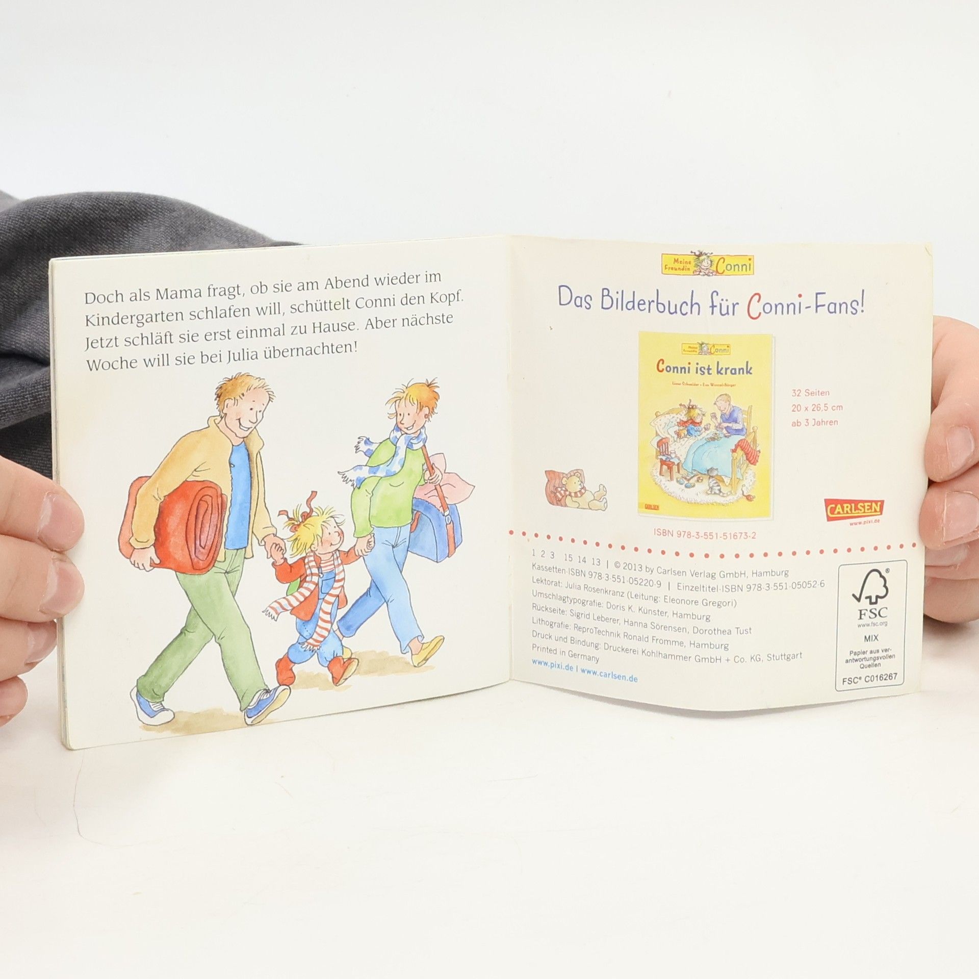 Various authors Conni schläft im Kindergarten