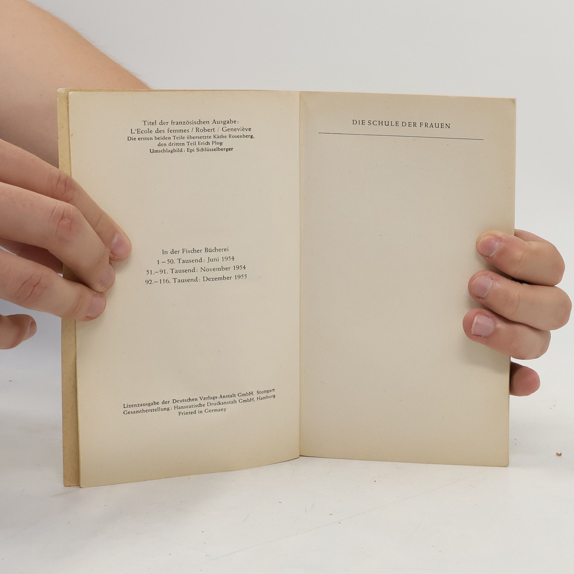 André Gide Die Schule der Frauen