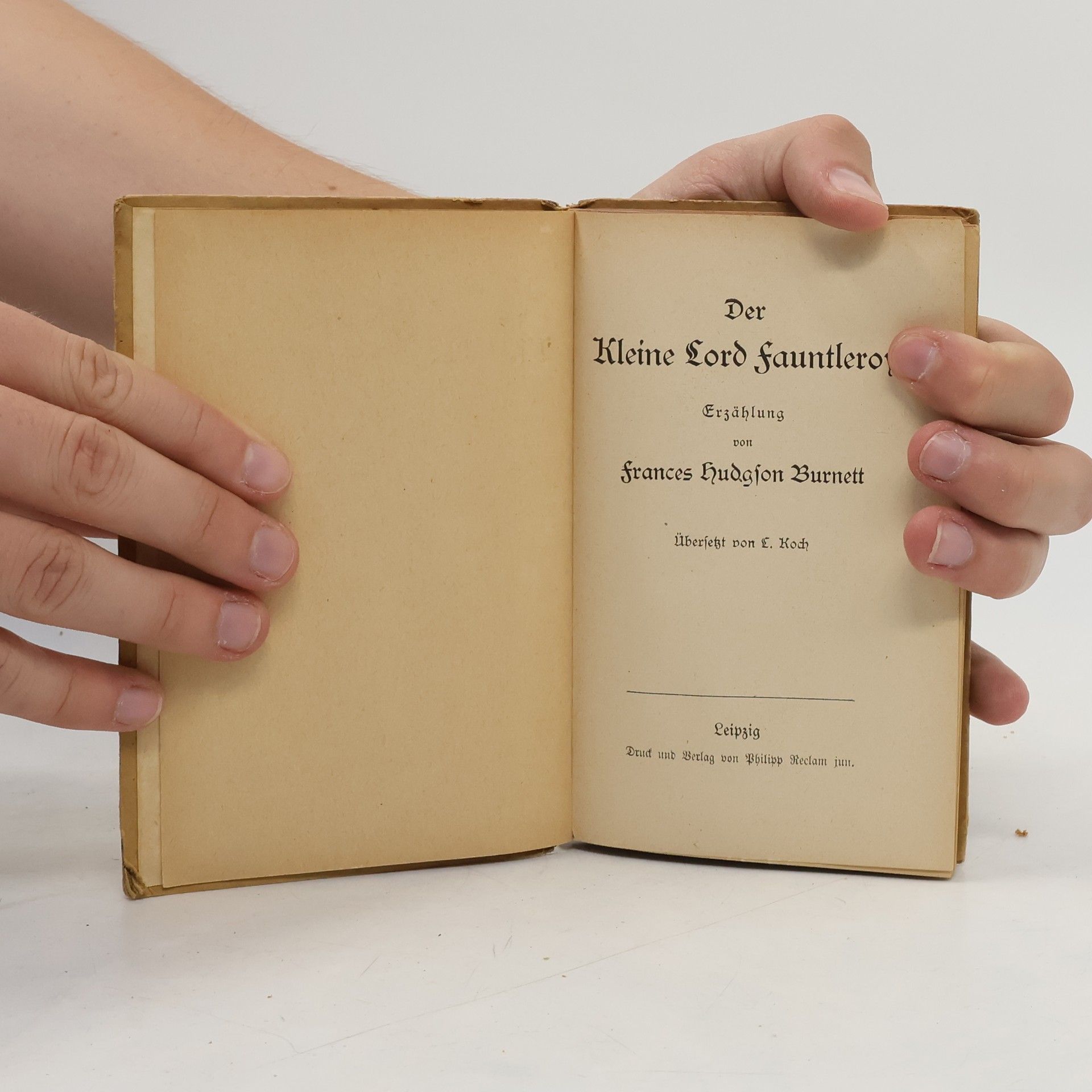 Frances Hodgson Burnett Der kleine Lord Fauntleroy