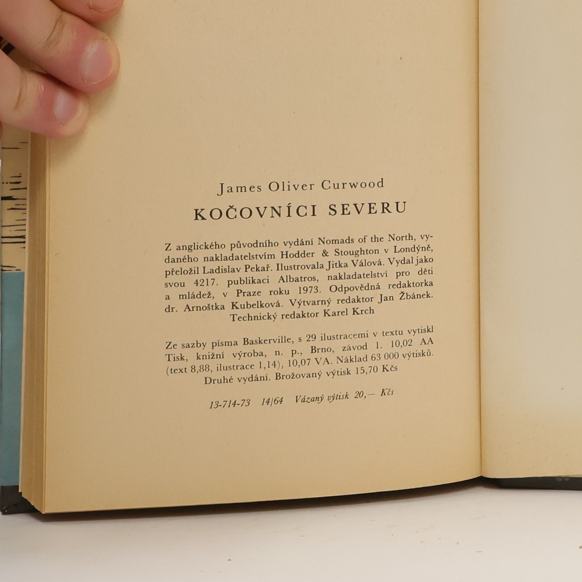 James Oliver Curwood Kočovníci severu