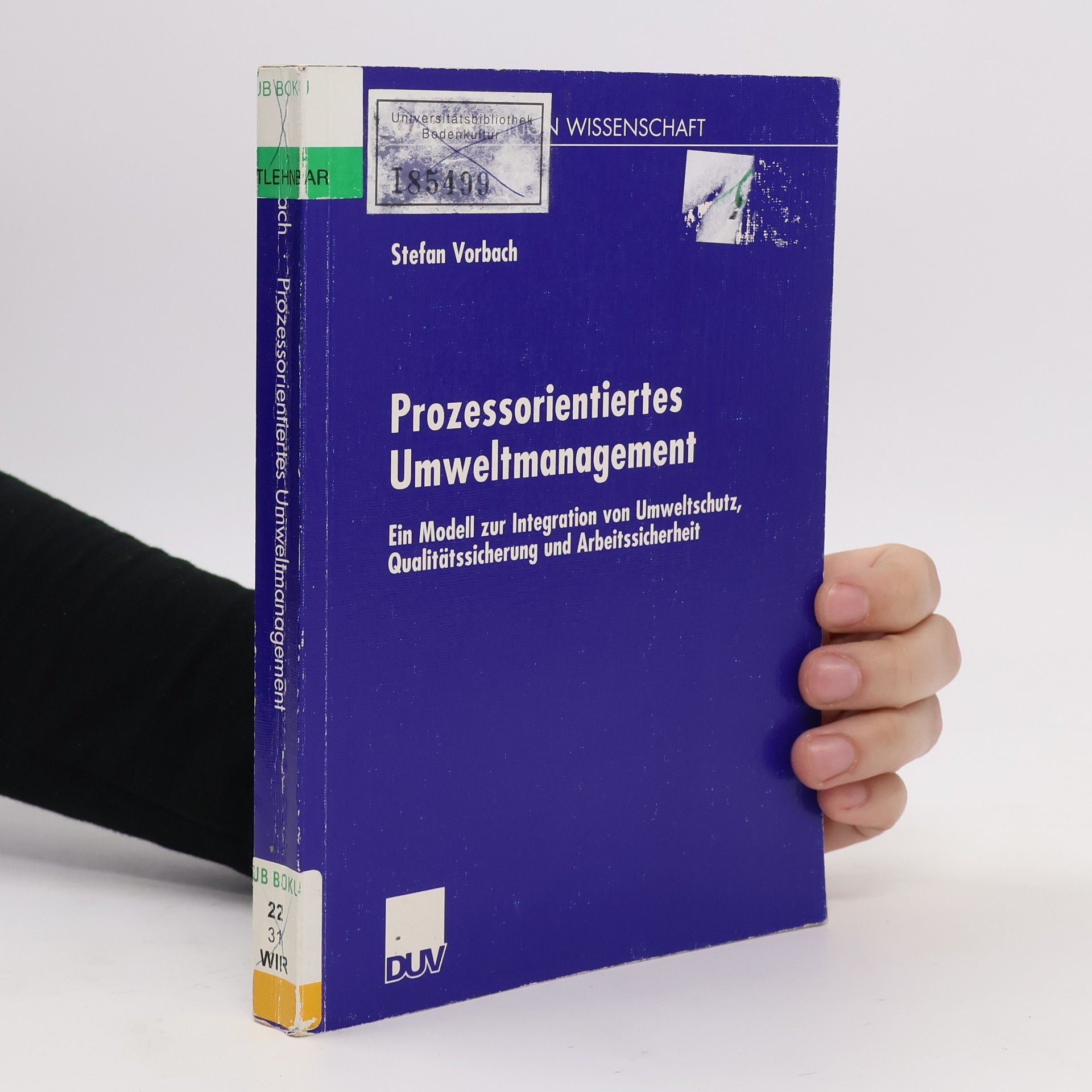 Stefan Vorbach Prozessorientiertes Umweltmanagement