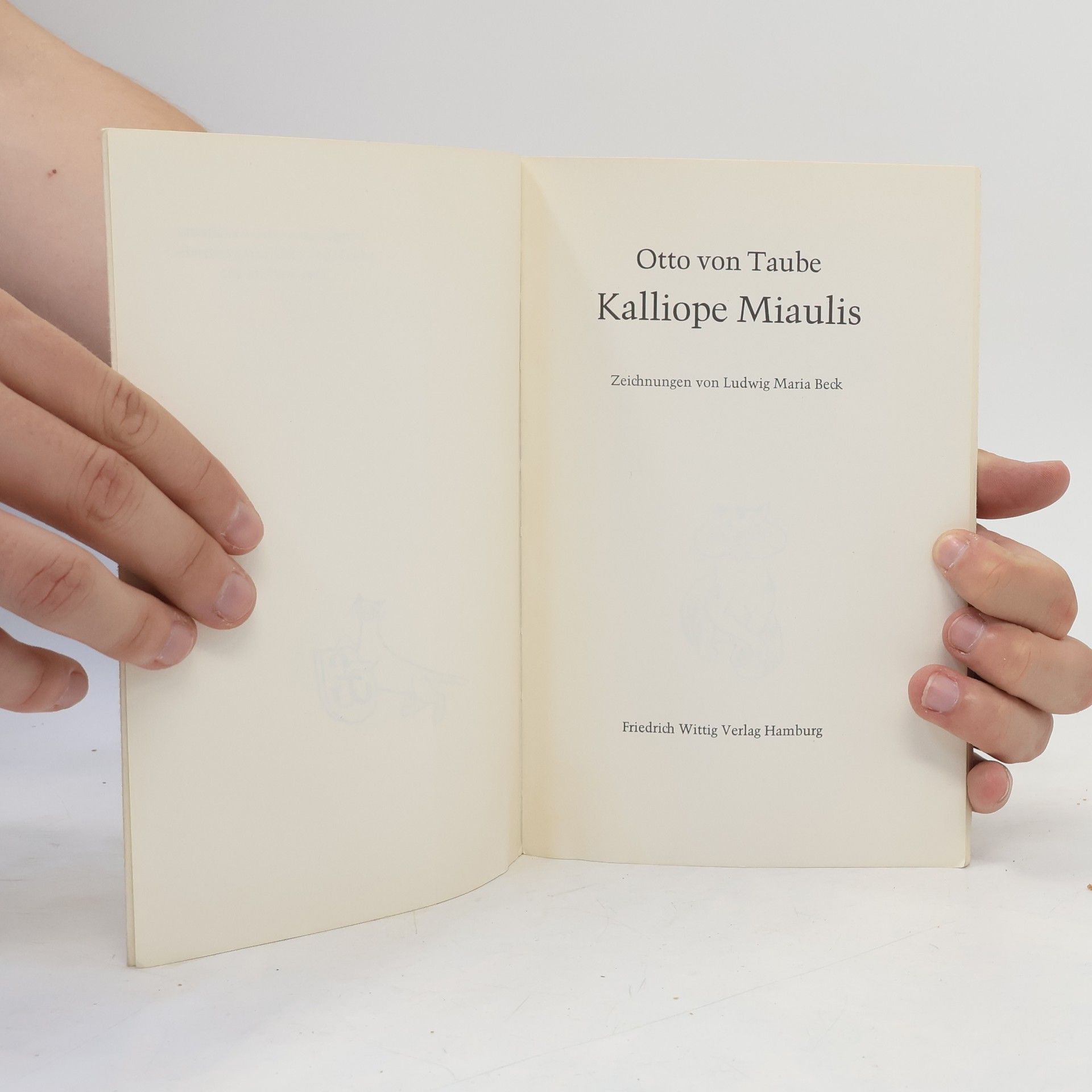 Otto Von Taube Kalliope Miaulis