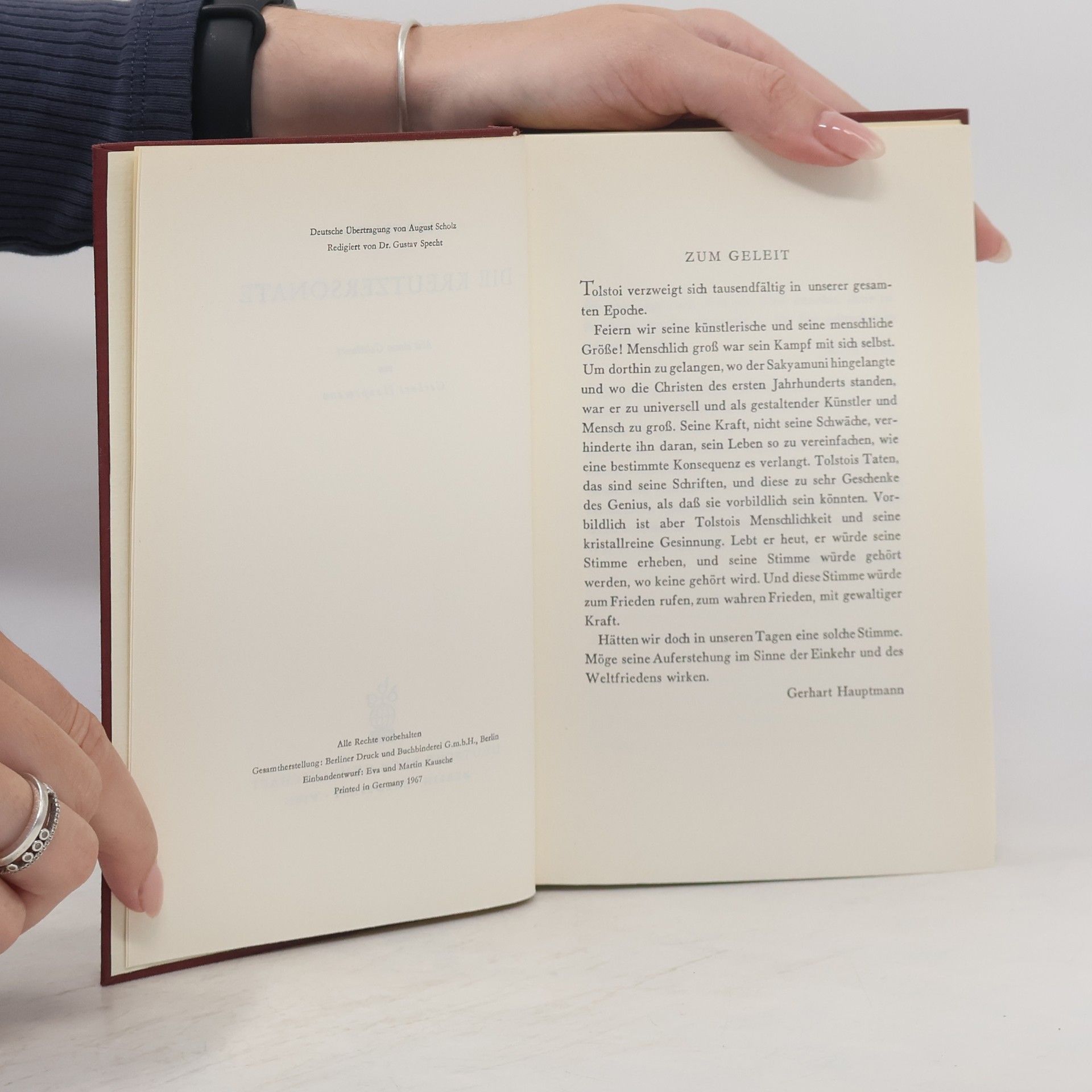 Lew Nikolajewitsch Tolstoi Die Kreutzersonate