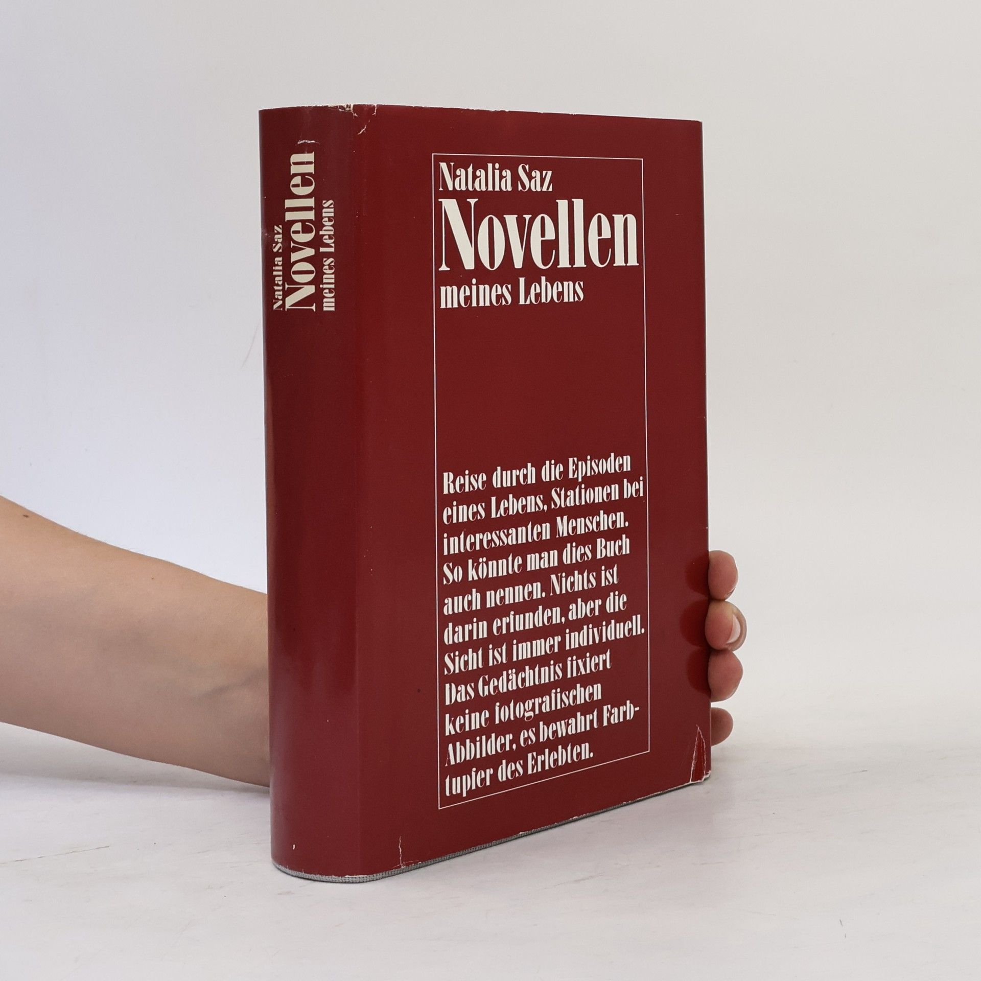 Natalii︠a︡ Ilʹinichna Sat︠s︡ Novellen meines Lebens