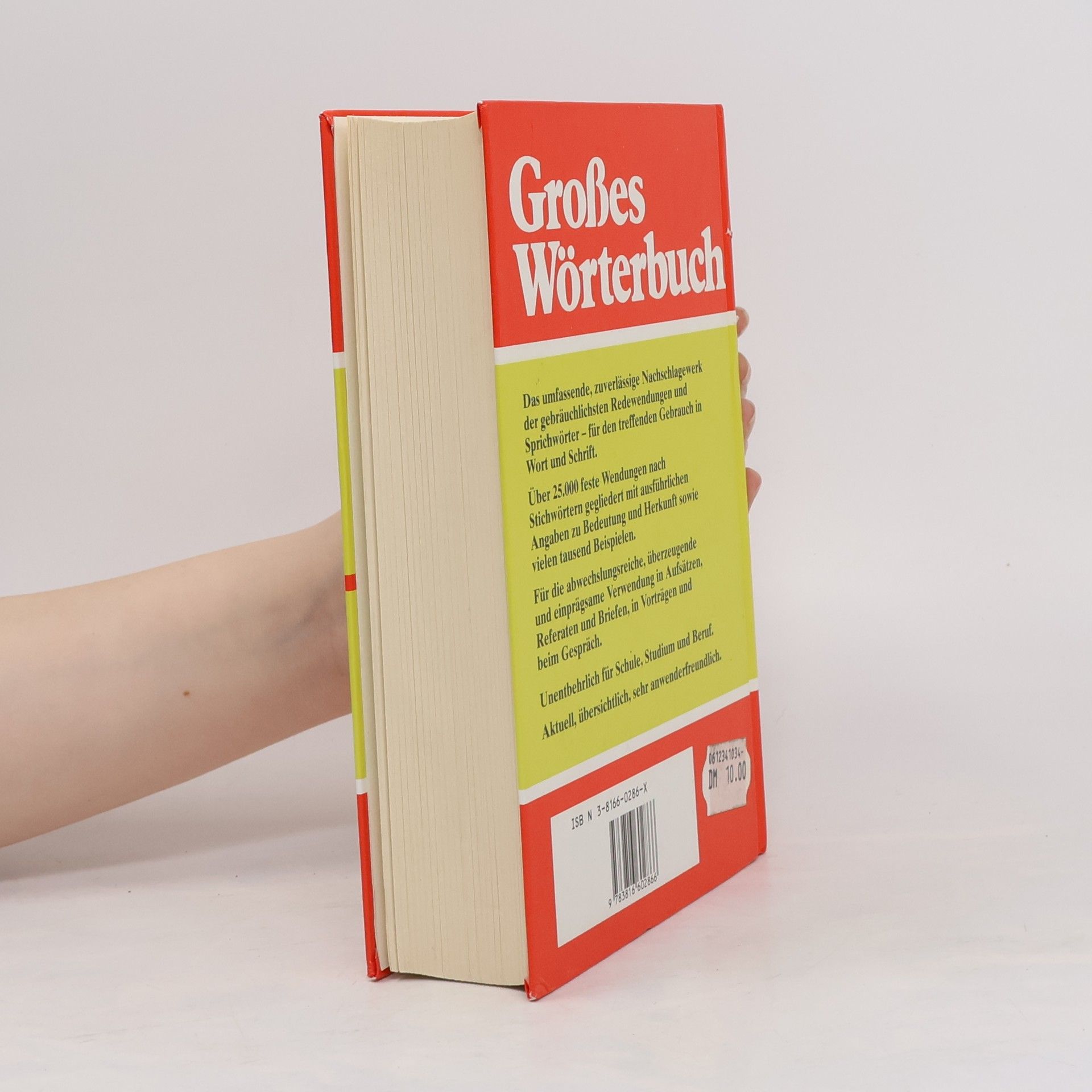 Christa Marsen Großes Wörterbuch Deutsch : Redewendungen und sprichwörtliche Redensarten
