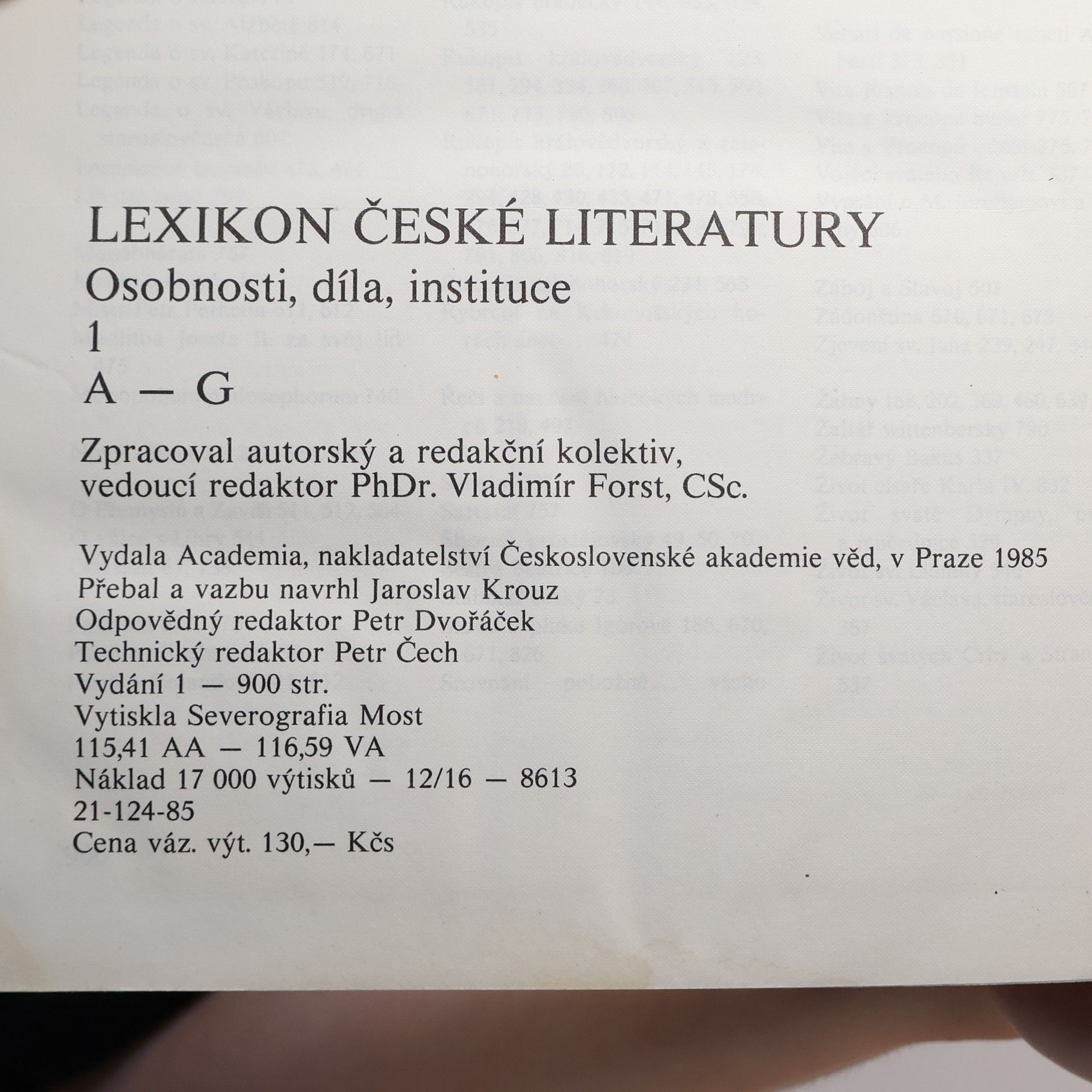 Autorenkollektiv Lexikon české literatury 1. A - G