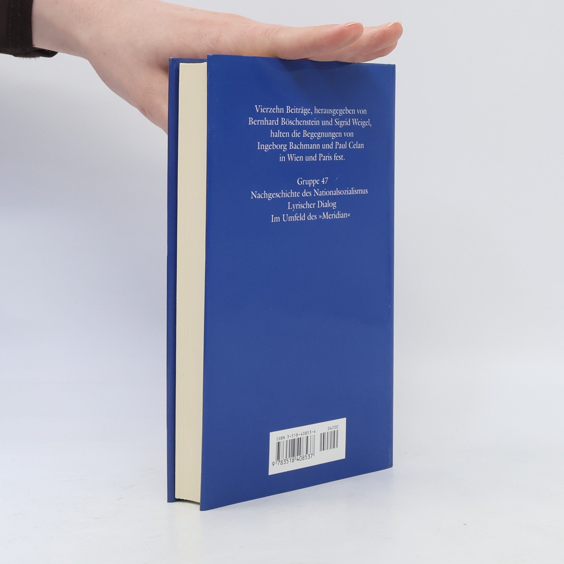Ingeborg Bachmann Poetische Korrespondenzen