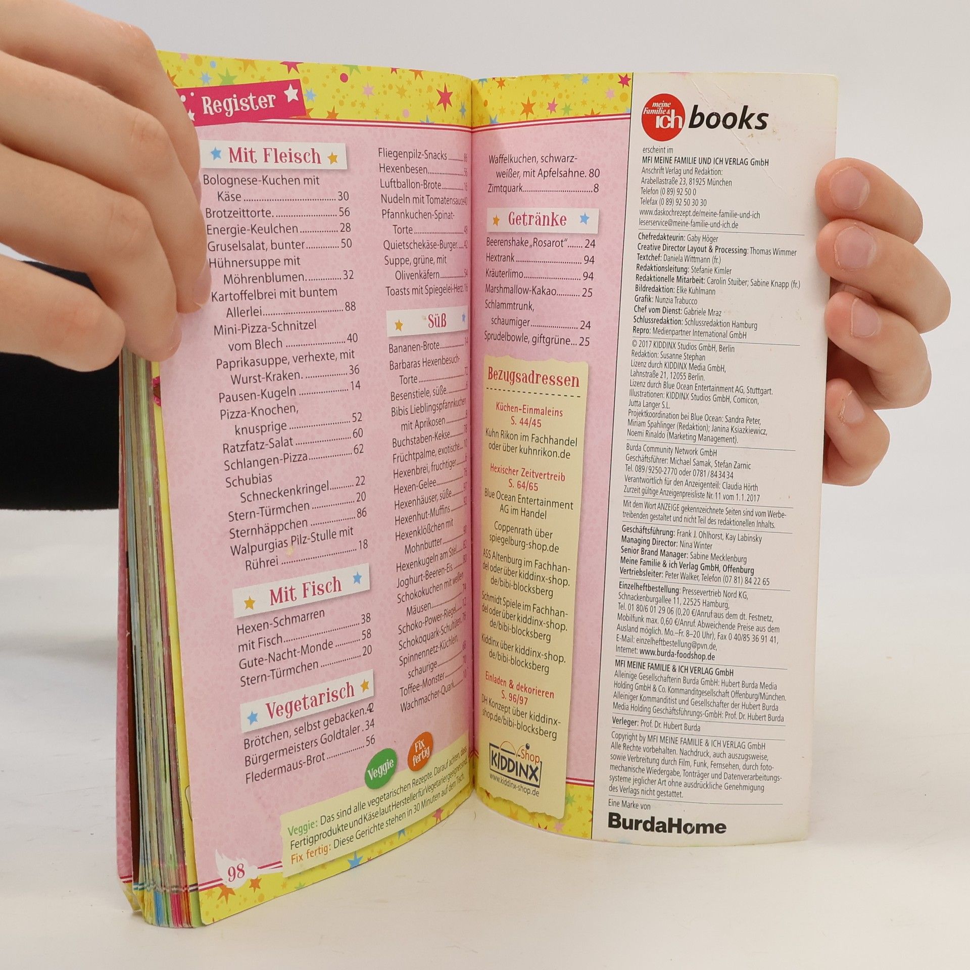 Various authors Bibi Blocksberg. 55 Liebling´s Rezepte Nr. 2/2017