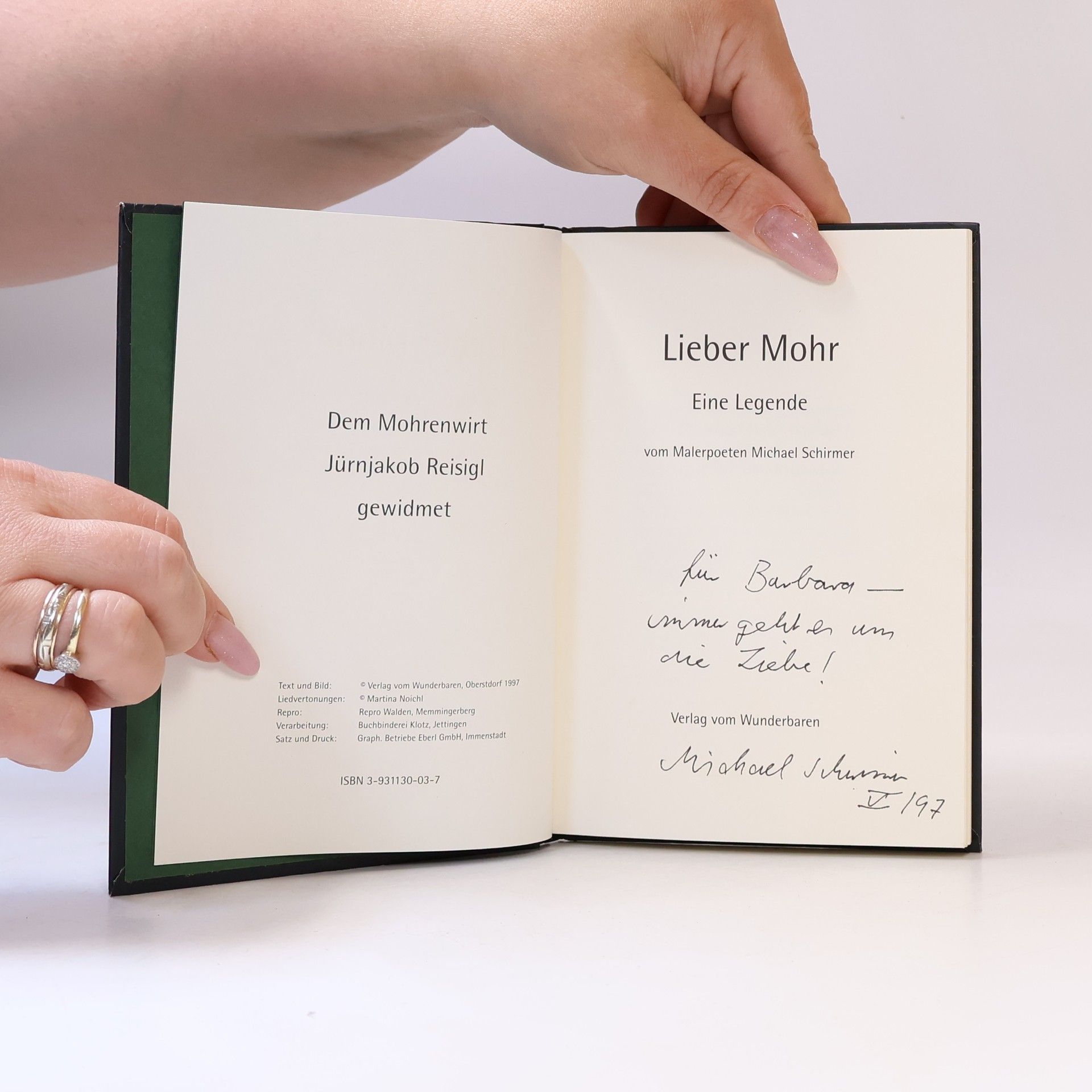 Michael Schirmer Lieber Mohr: Eine Legende