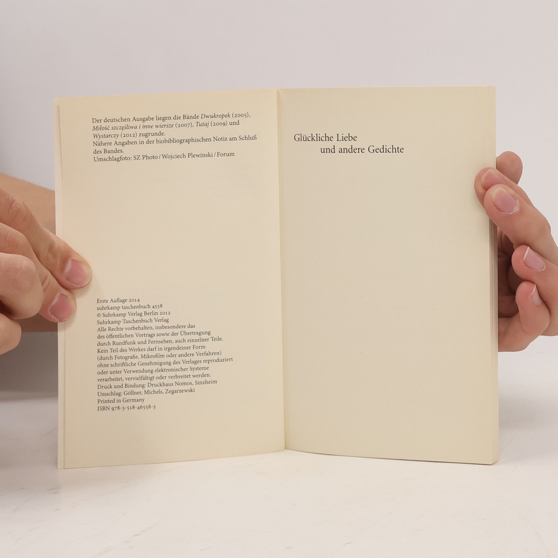 Wisława Szymborska Glückliche Liebe und andere Gedichte