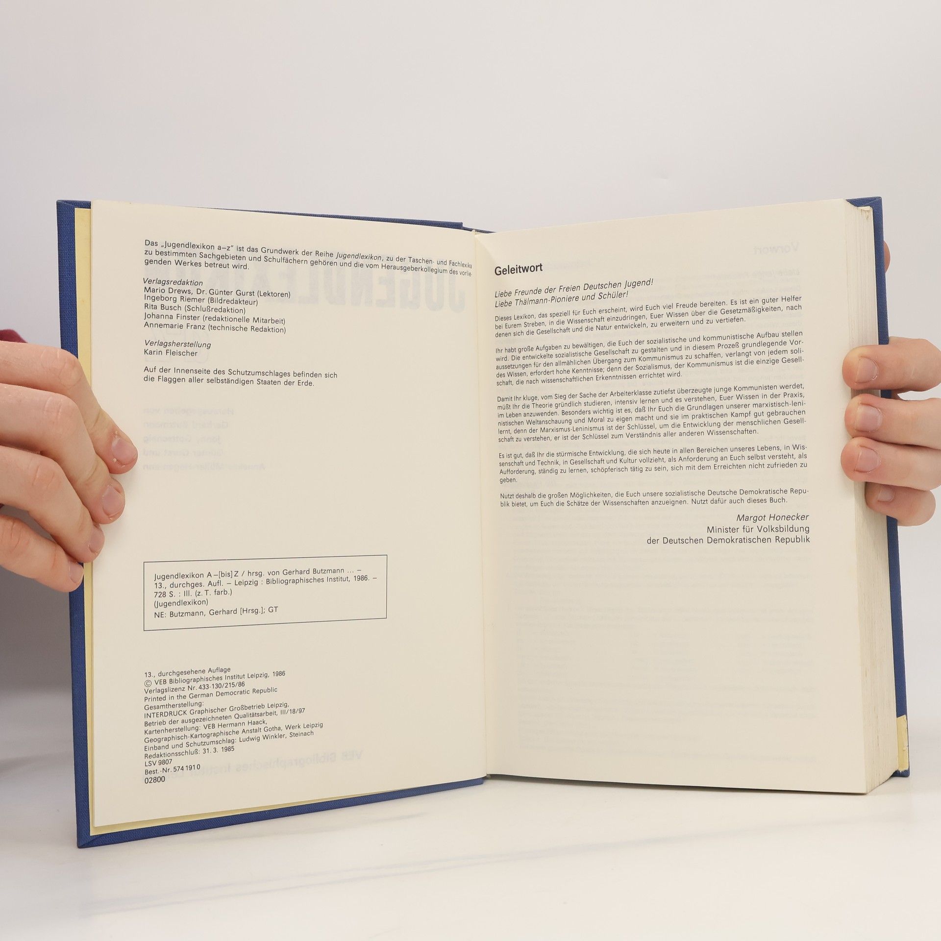 Gerhard Butzmann Meyers Jugendlexikon A-Z