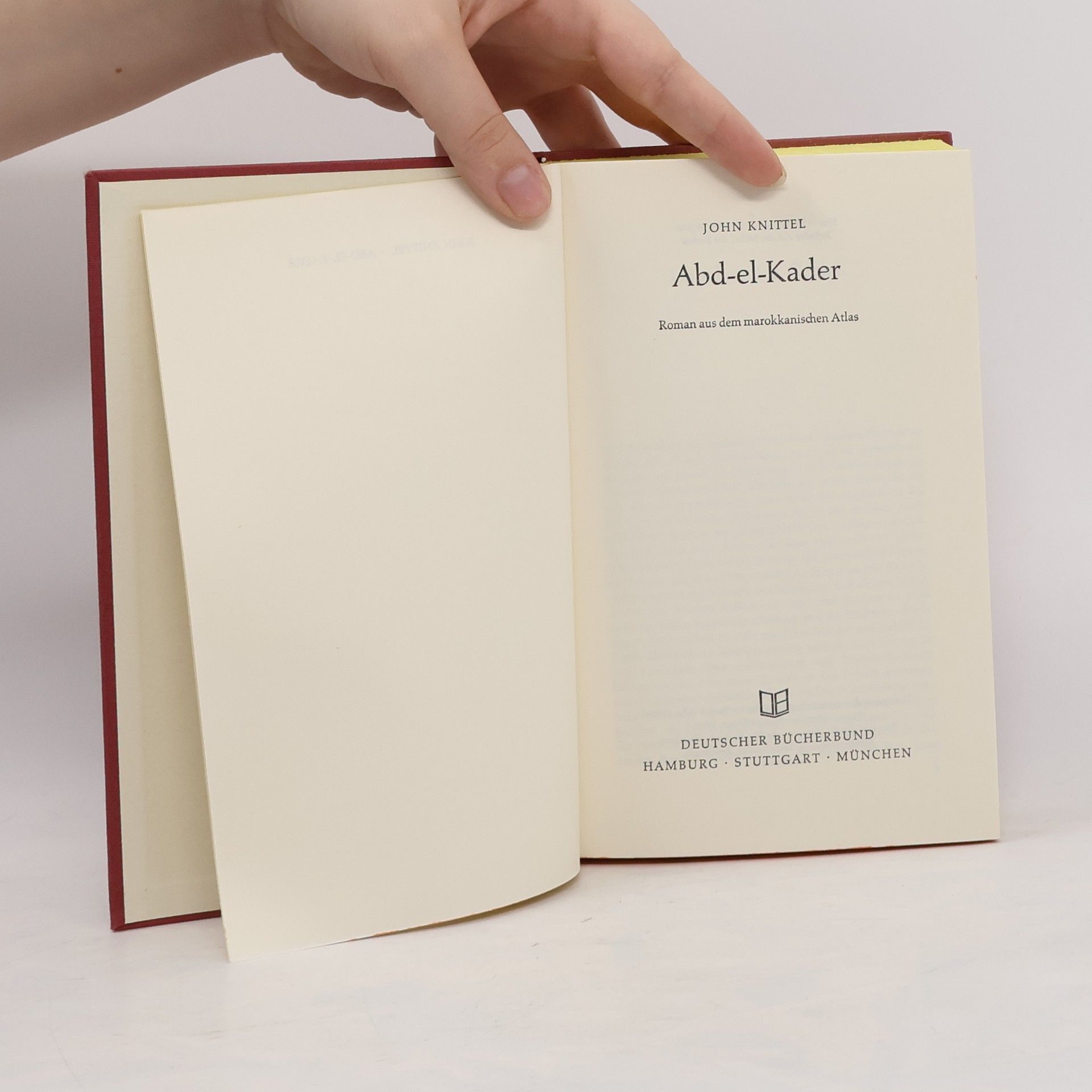 John Knittel Abd el Kader