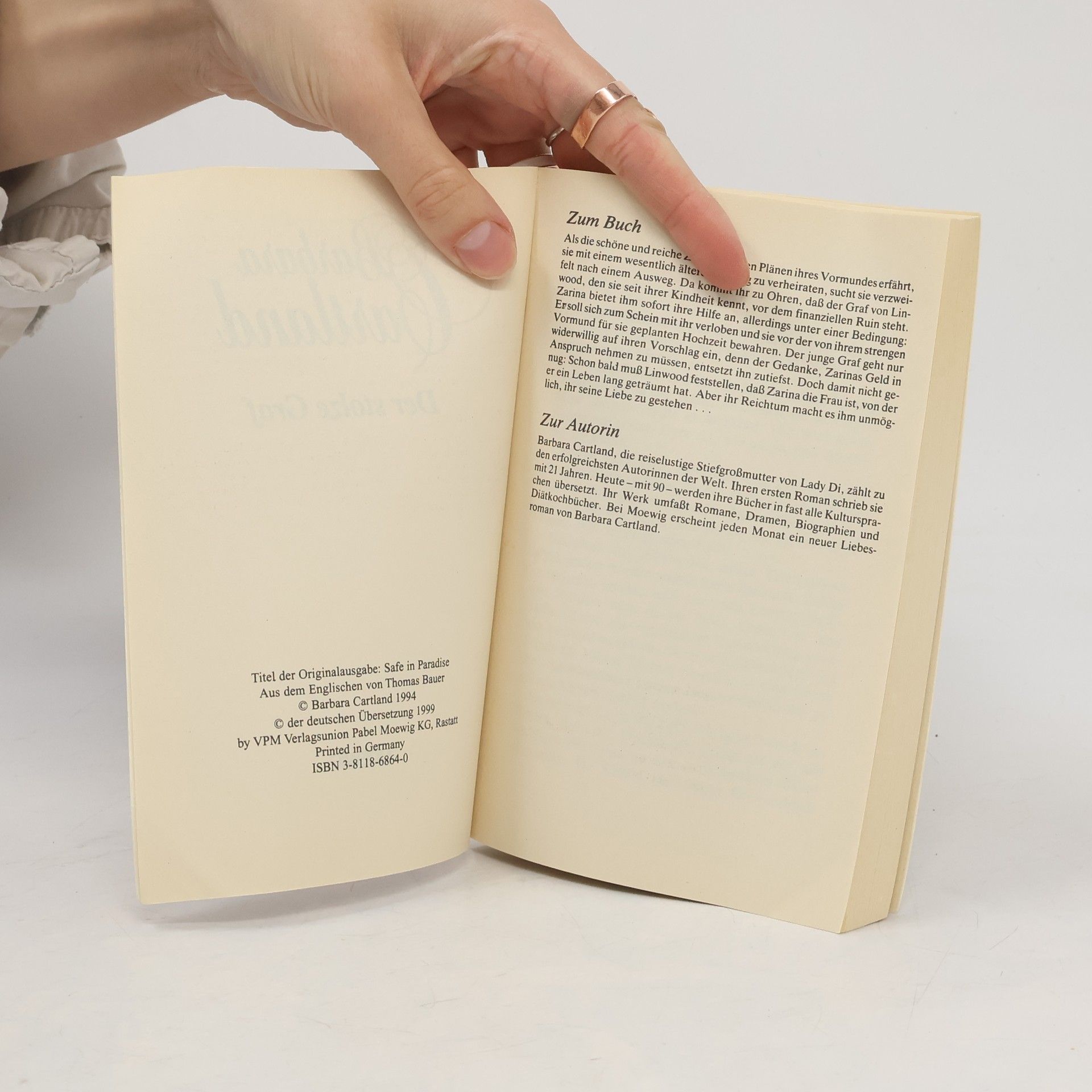 Barbara Cartland Der stolze Graf