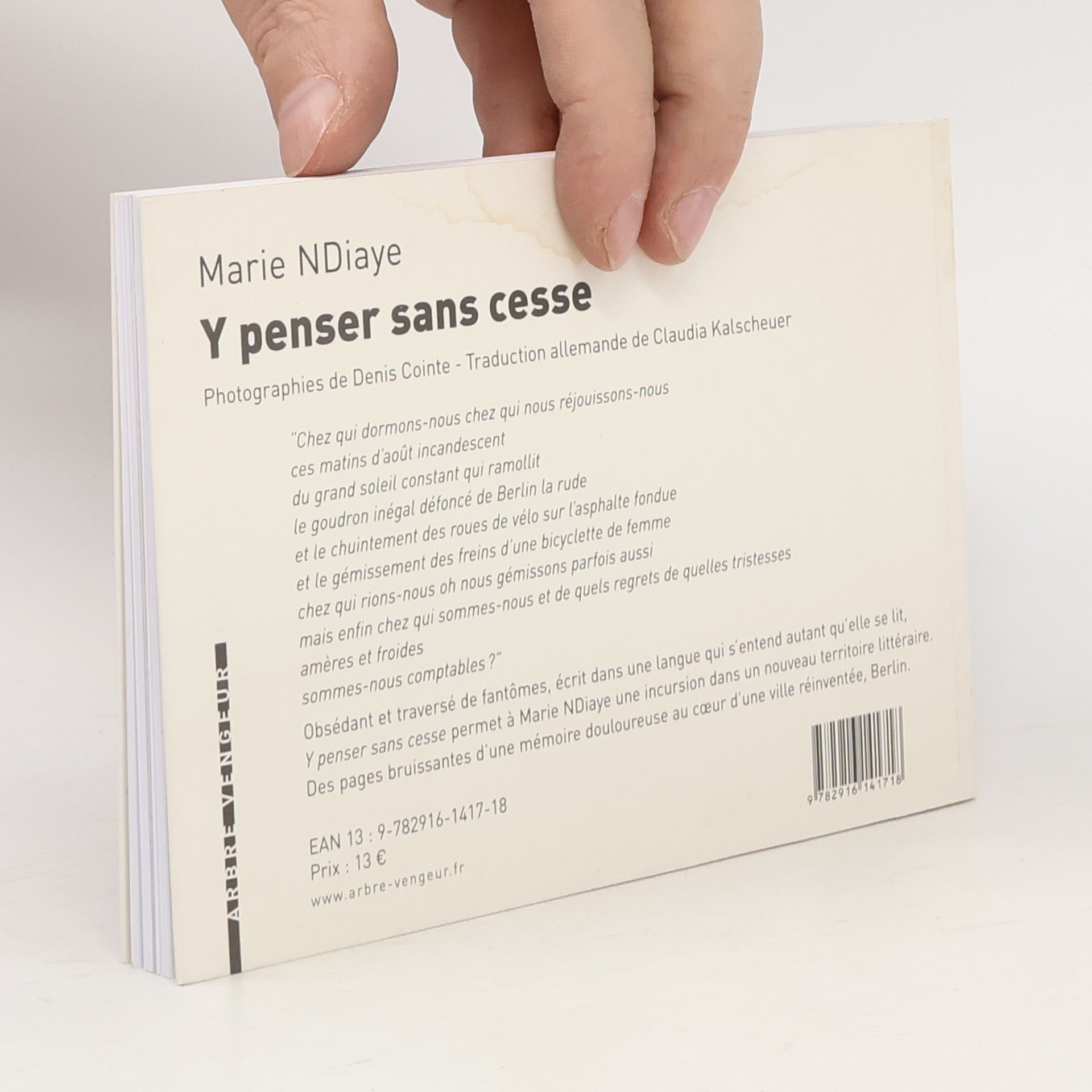 Marie NDiaye Y penser sans cesse