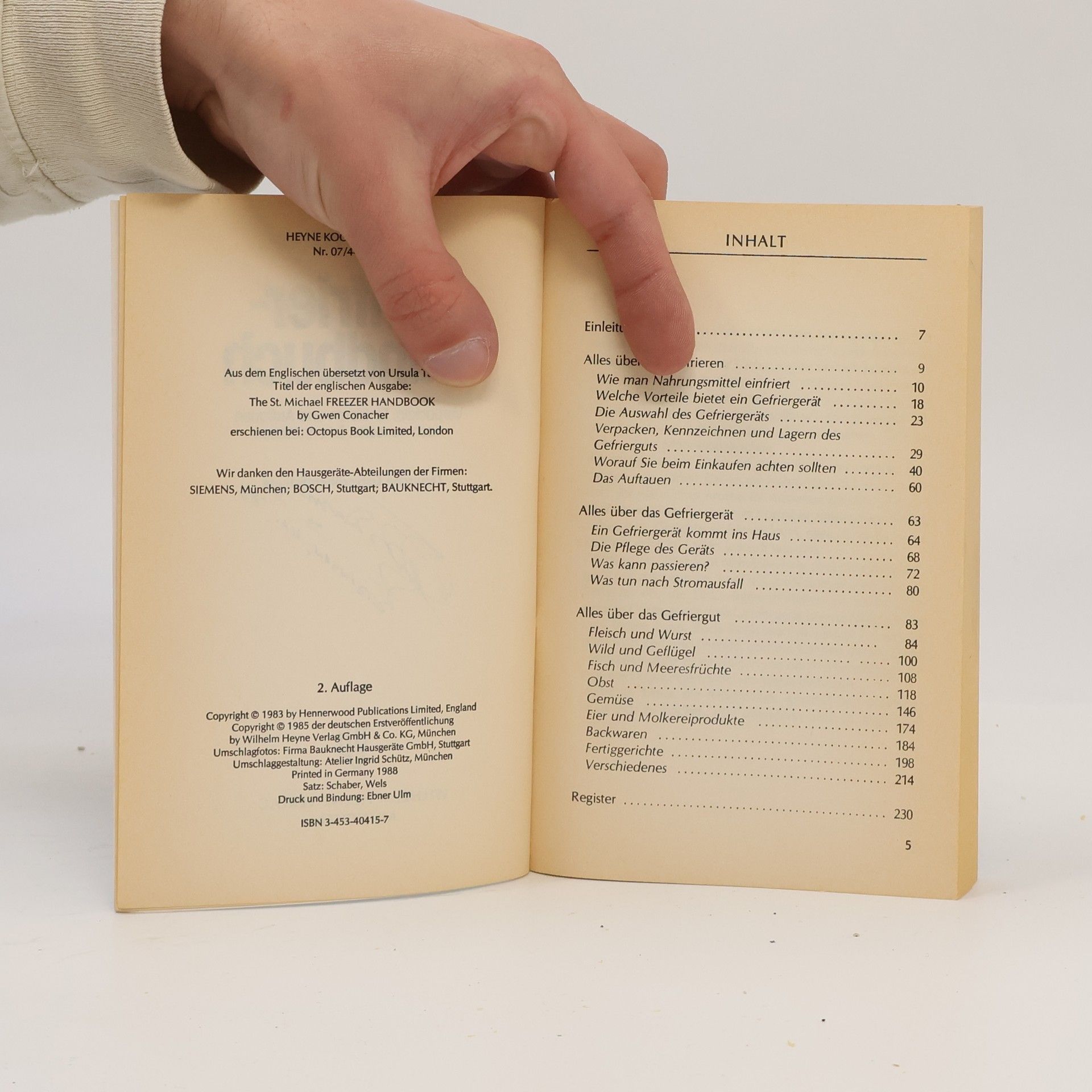 Gwen Conacher Einfrier-Handbuch