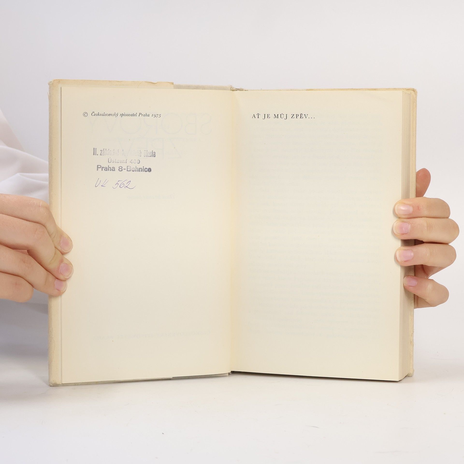 Miroslav Florian Sborový zpěv. 30 let české poezie