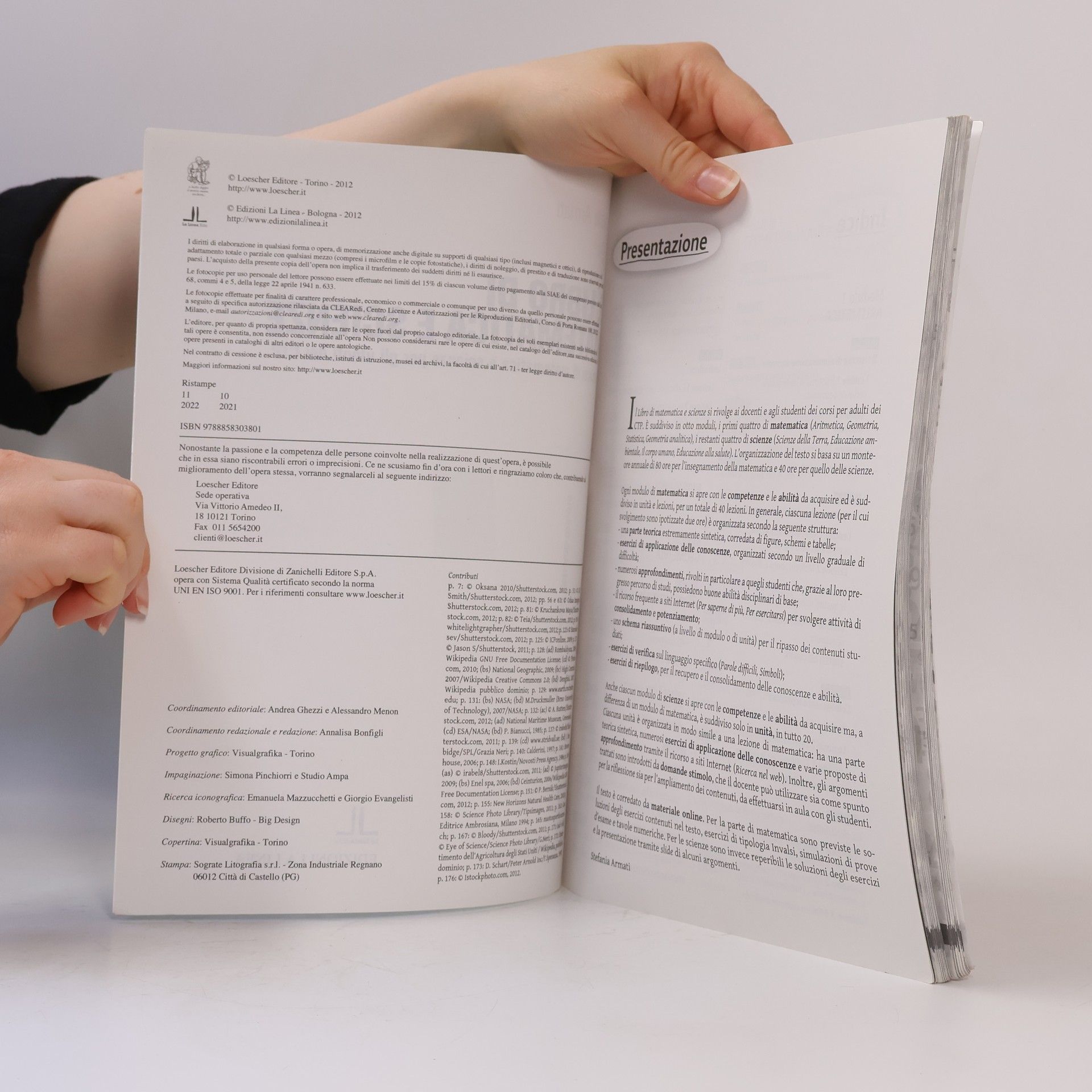 Stefania Armati Il libro di matematica e scienze
