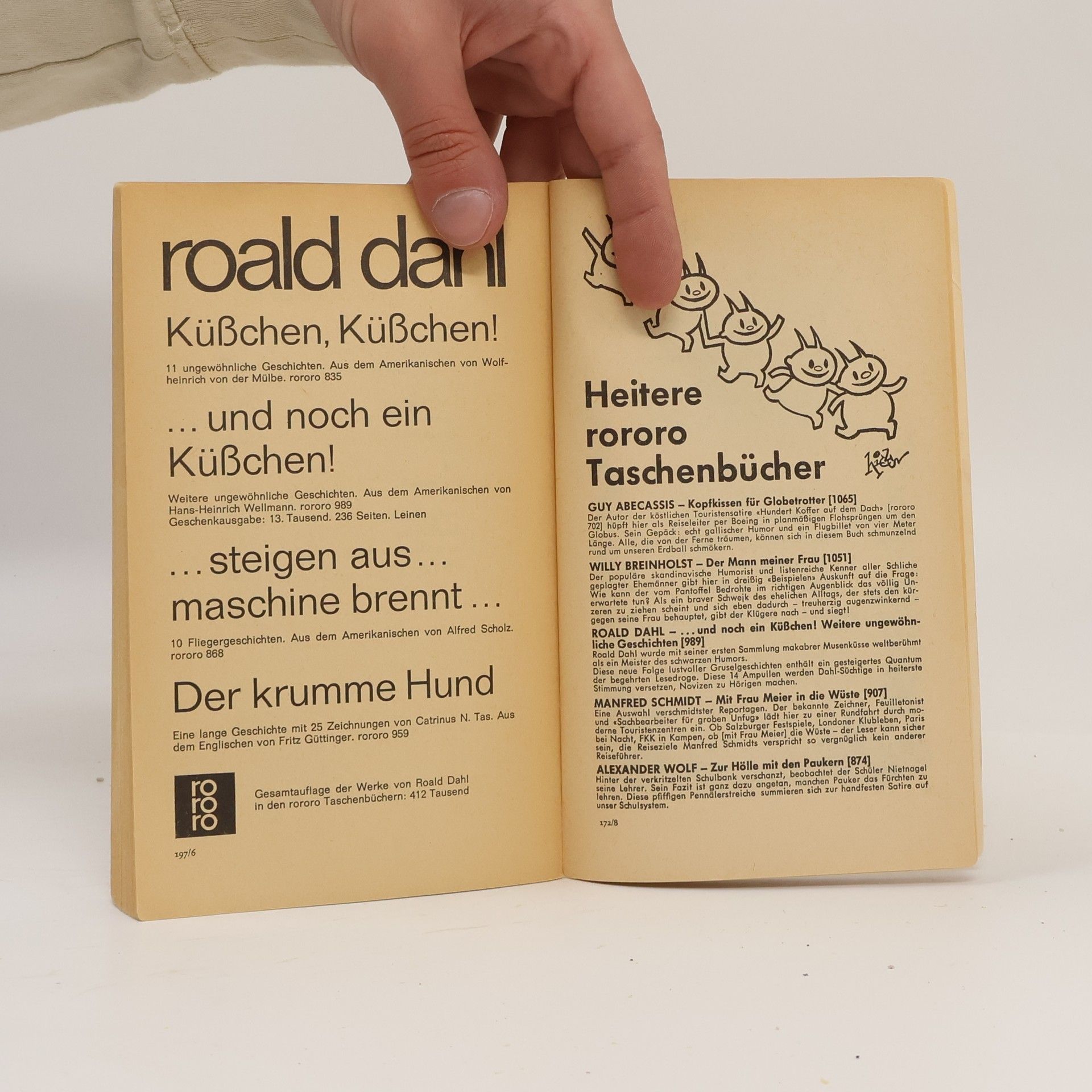 Roald Dahl ...und noch ein Küßchen!