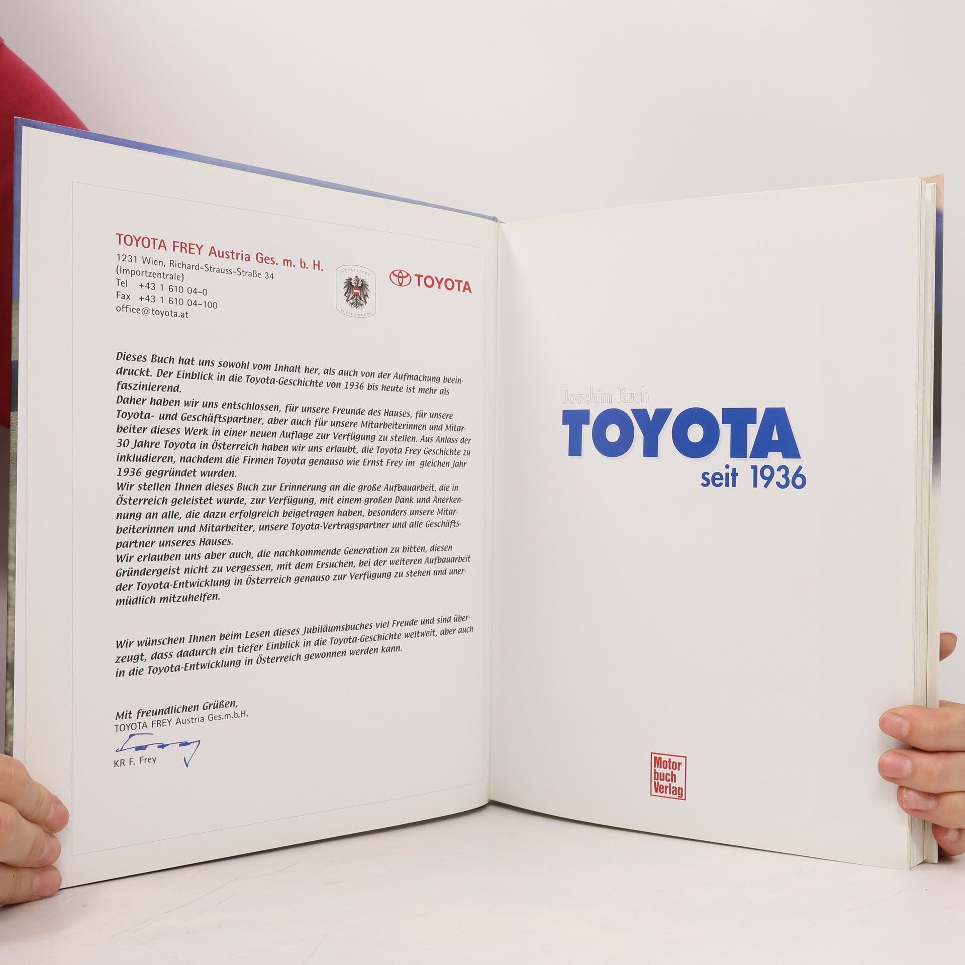 Joachim Kuch Toyota seit 1936