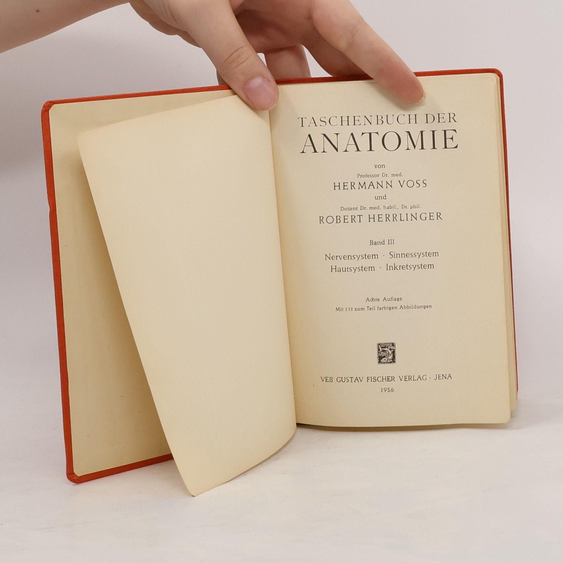 Hermann Voss Taschenbuch der Anatomie III