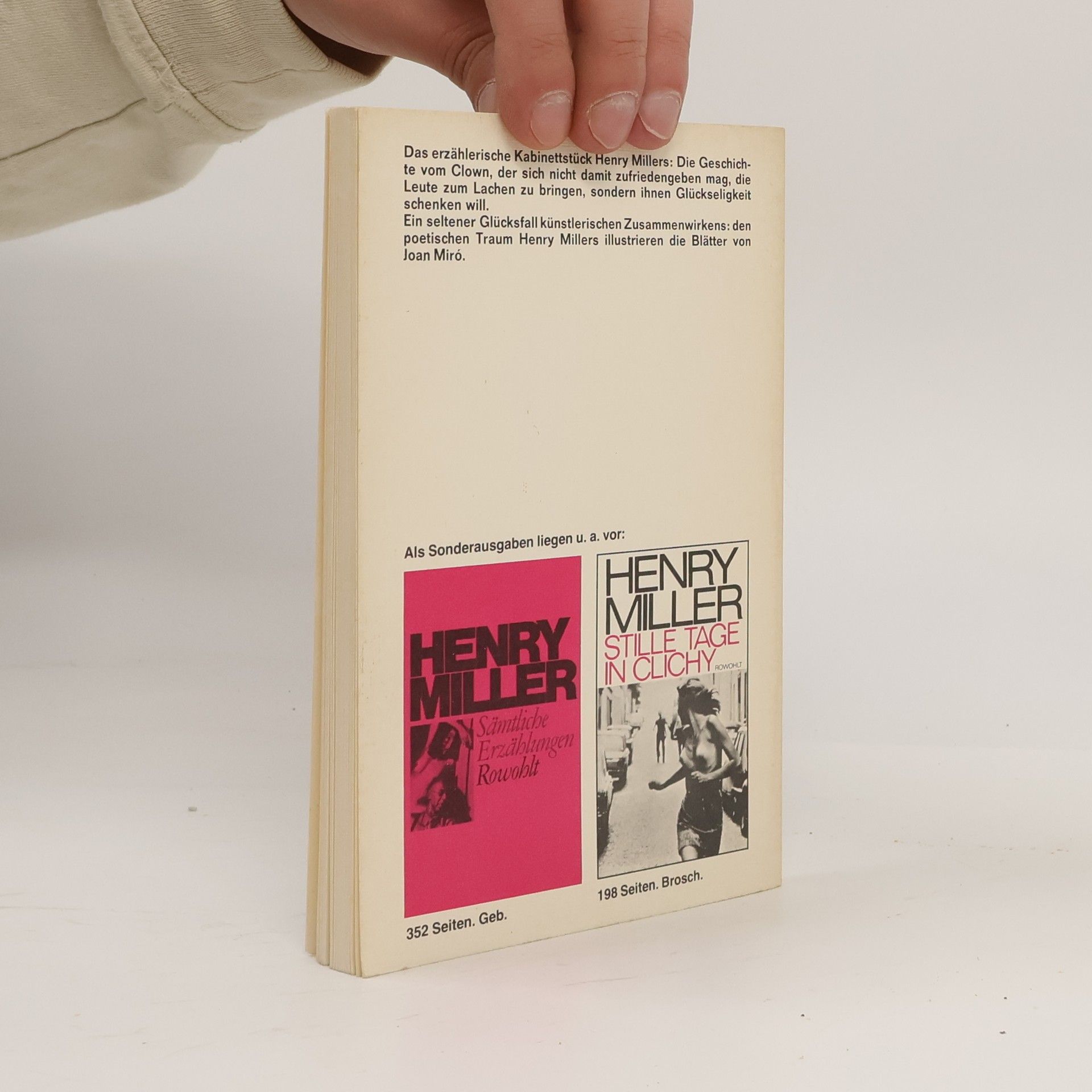 Henry Miller Das Lächeln am Fuße der Leiter