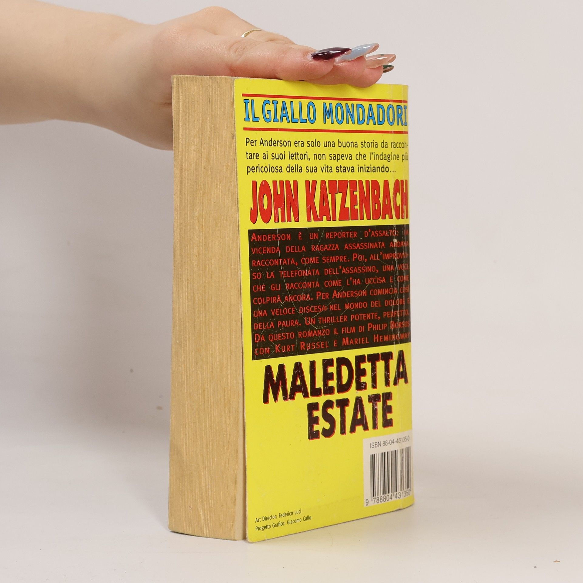 John Katzenbach Il Giallo Mondadori - 15: Maledetta Estate