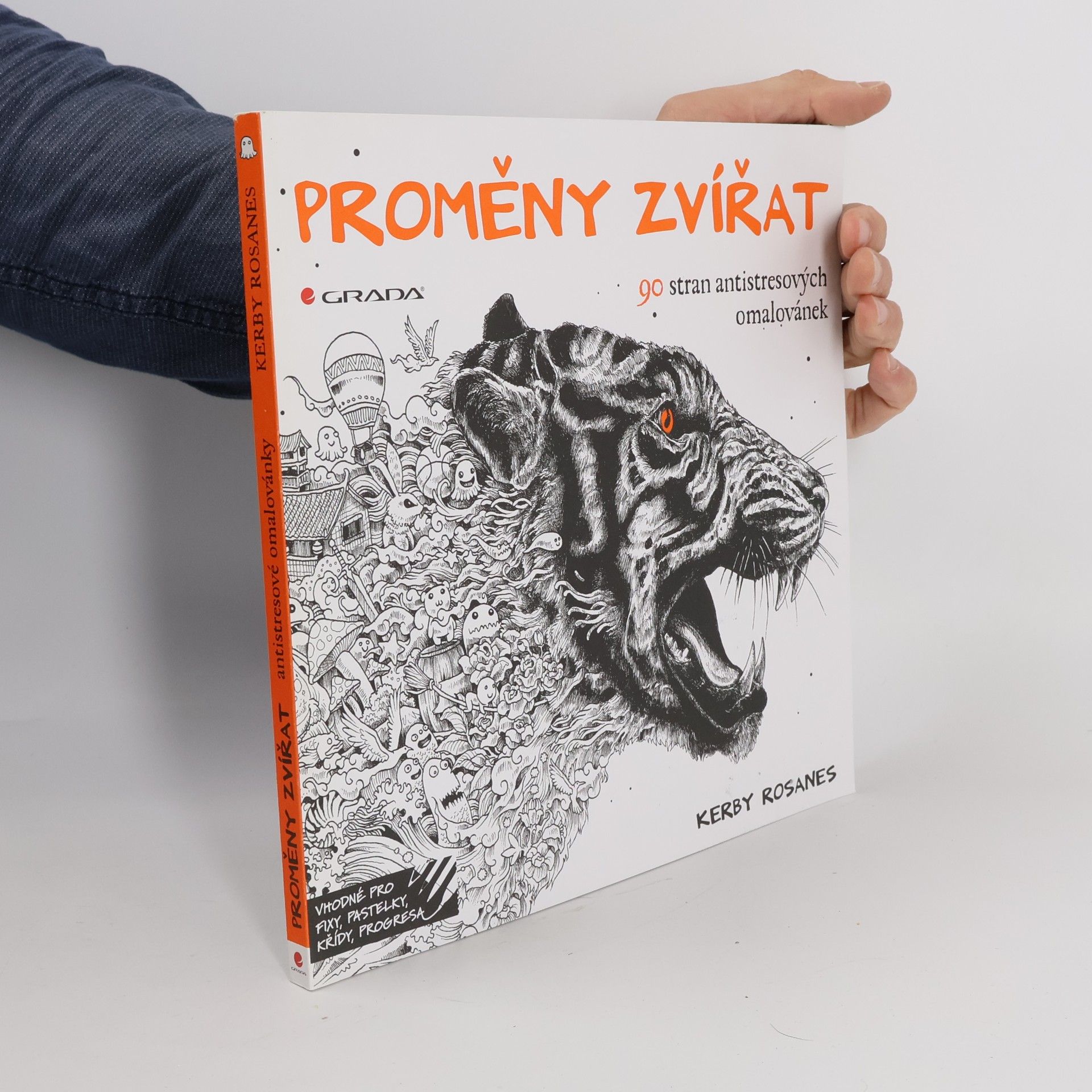 Kerby Rosanes Proměny zvířat : antistresové omalovánky