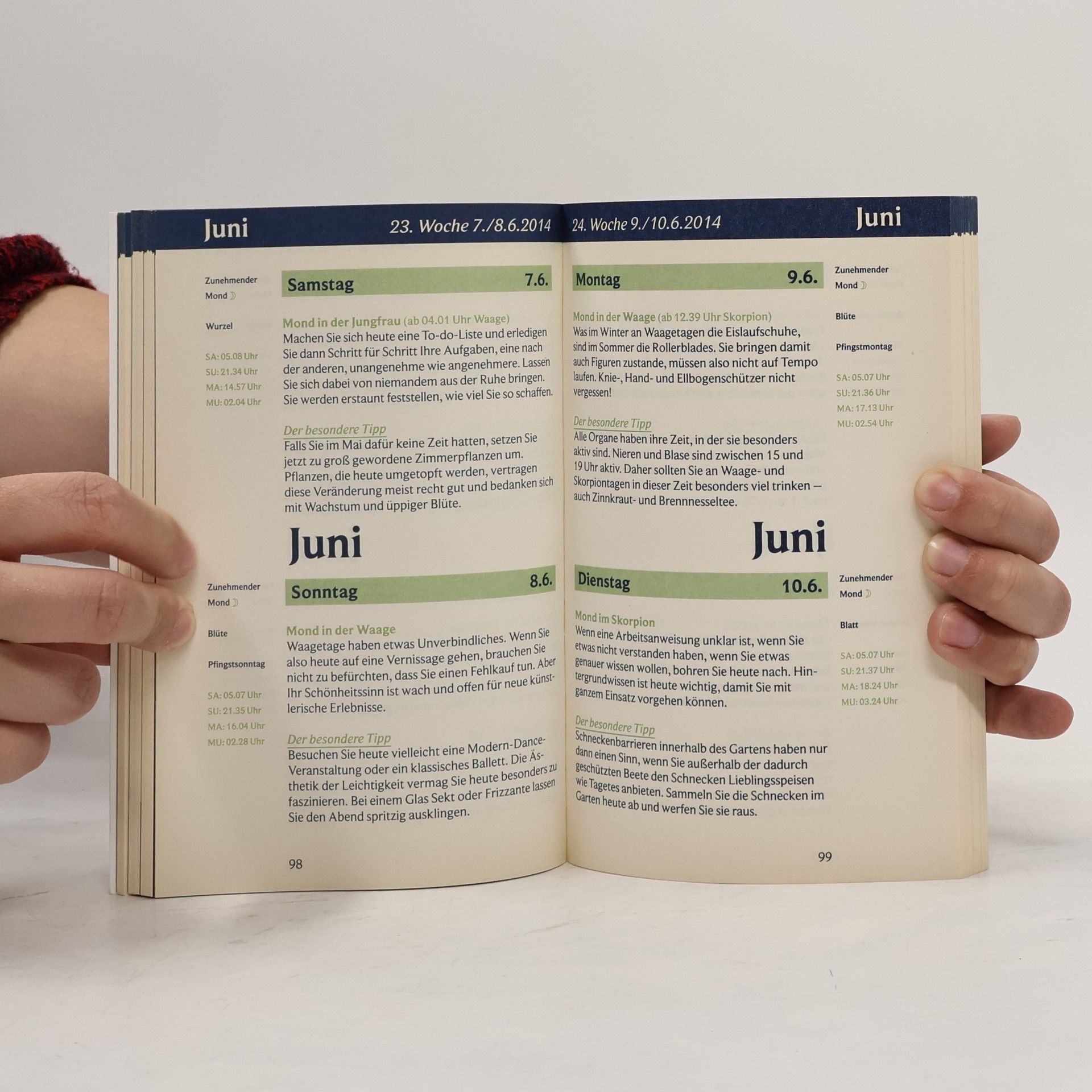 Dorothea Hengstberger Mondkalender 2014