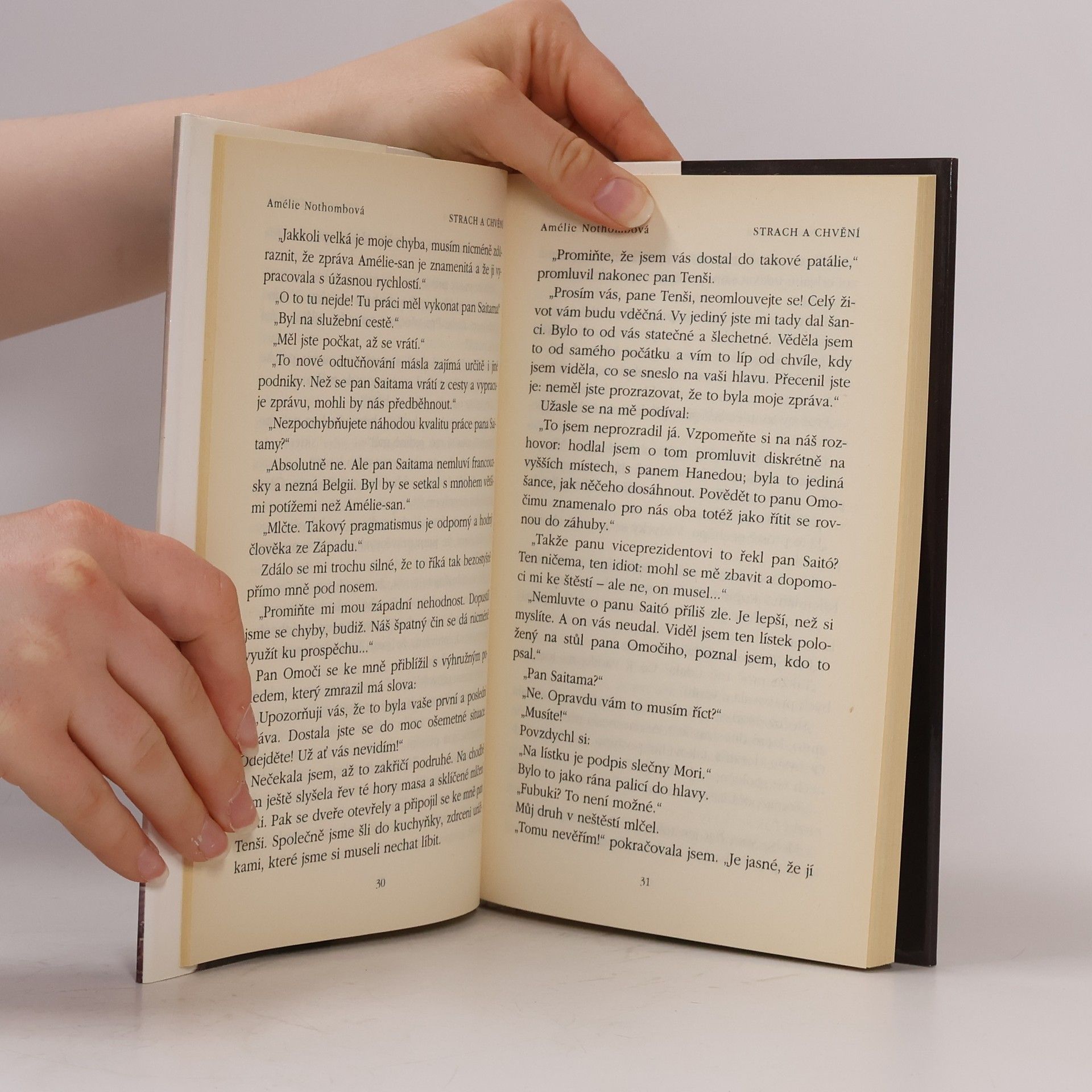 Amélie Nothomb Strach a chvění