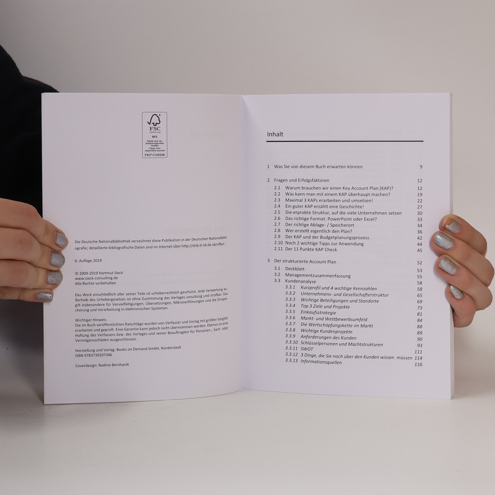 Hartmut Sieck Der strategische Key Account Plan