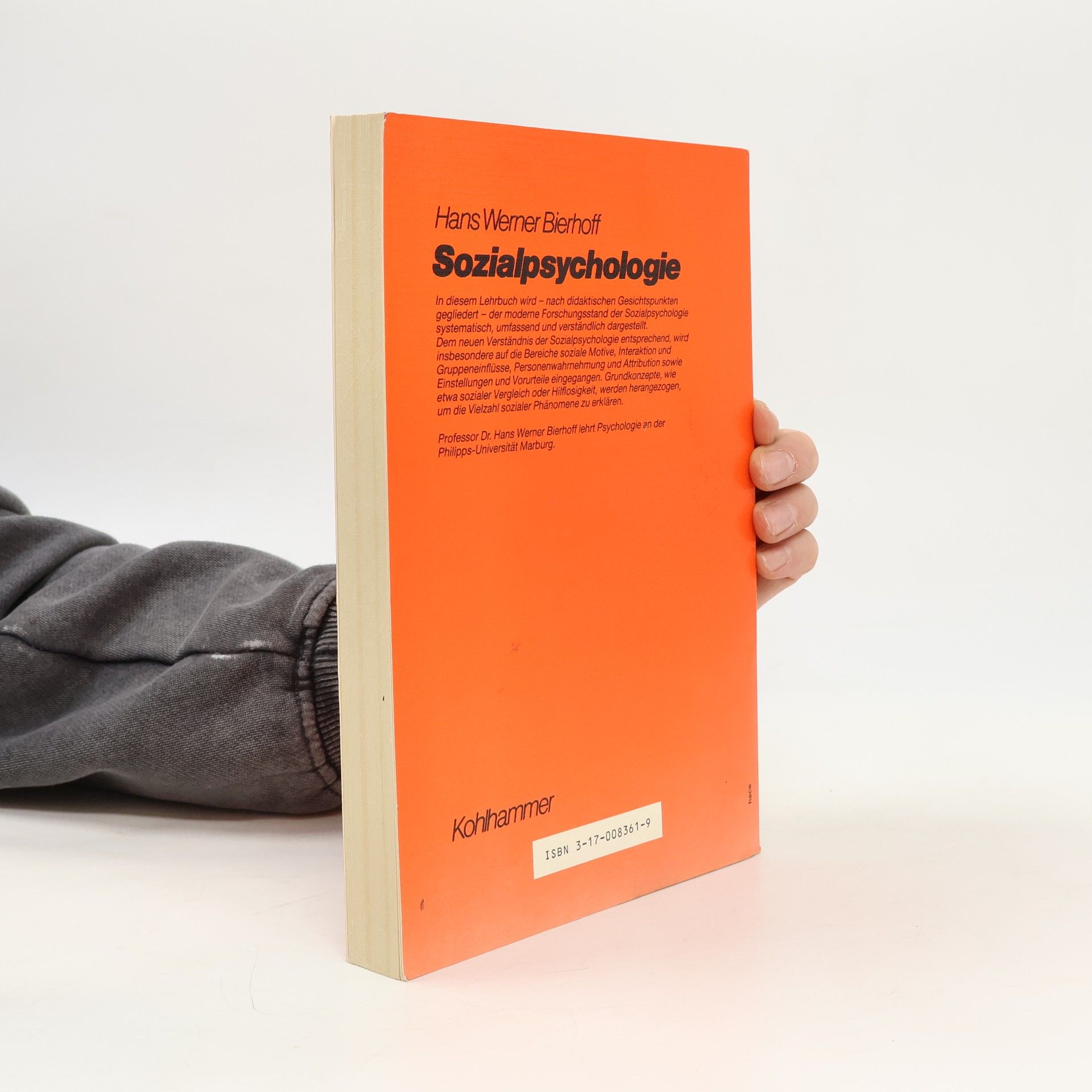 Hans Werner Bierhoff Sozialpsychologie