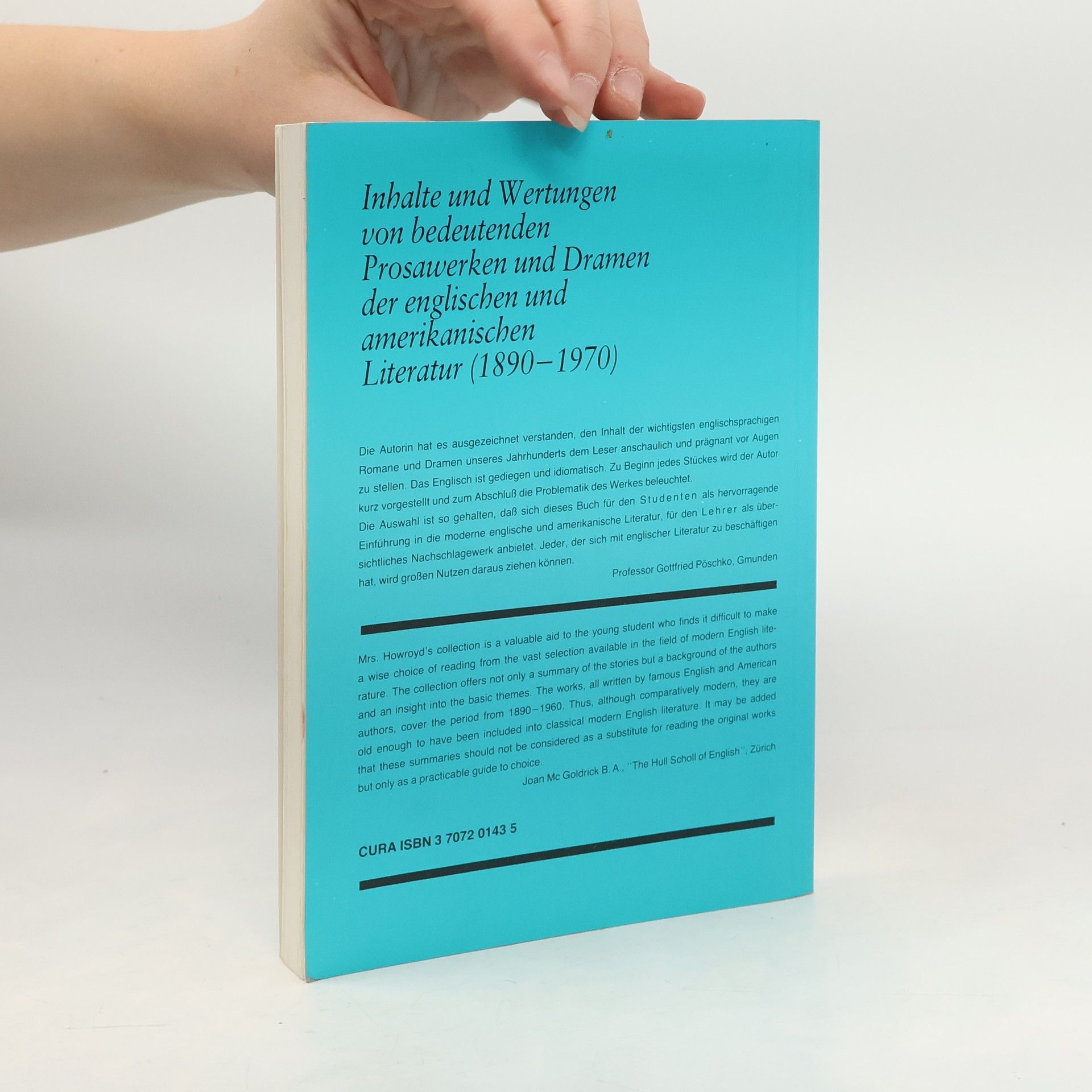 Felicity Zimmel-Howroyd A Student's Aid to Modern English Literature