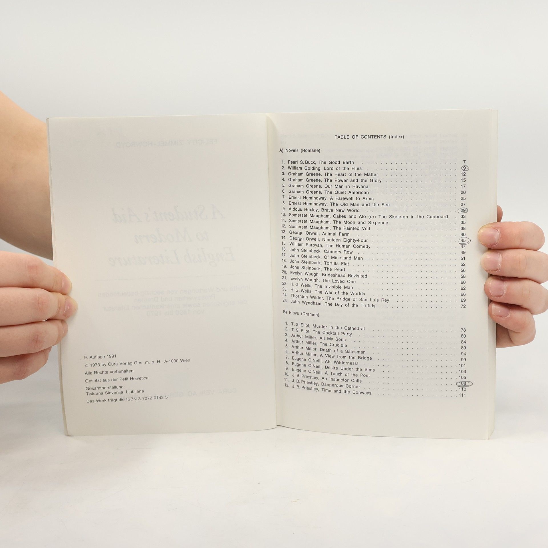 Felicity Zimmel-Howroyd A Student's Aid to Modern English Literature