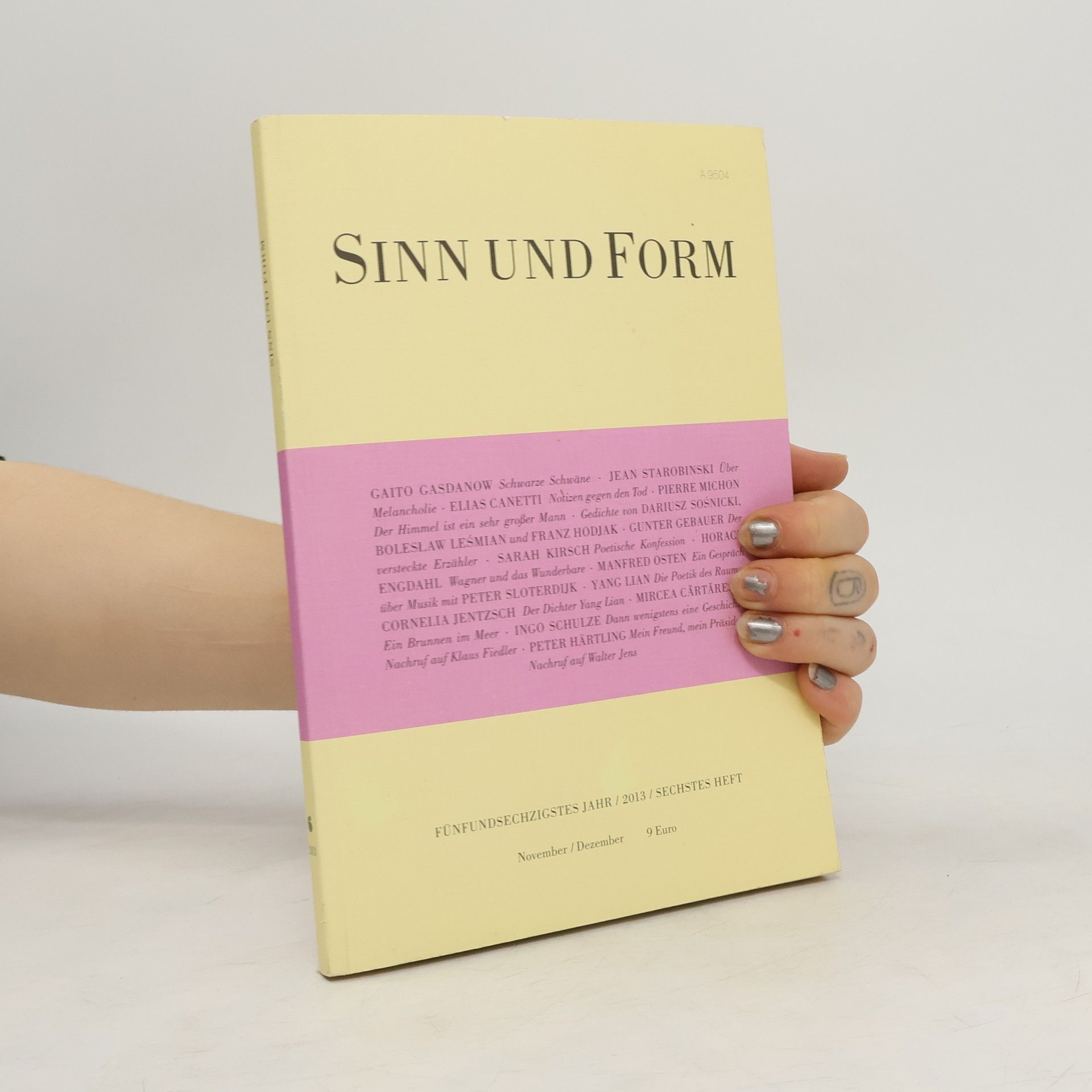 Sinn und Form 6/2013