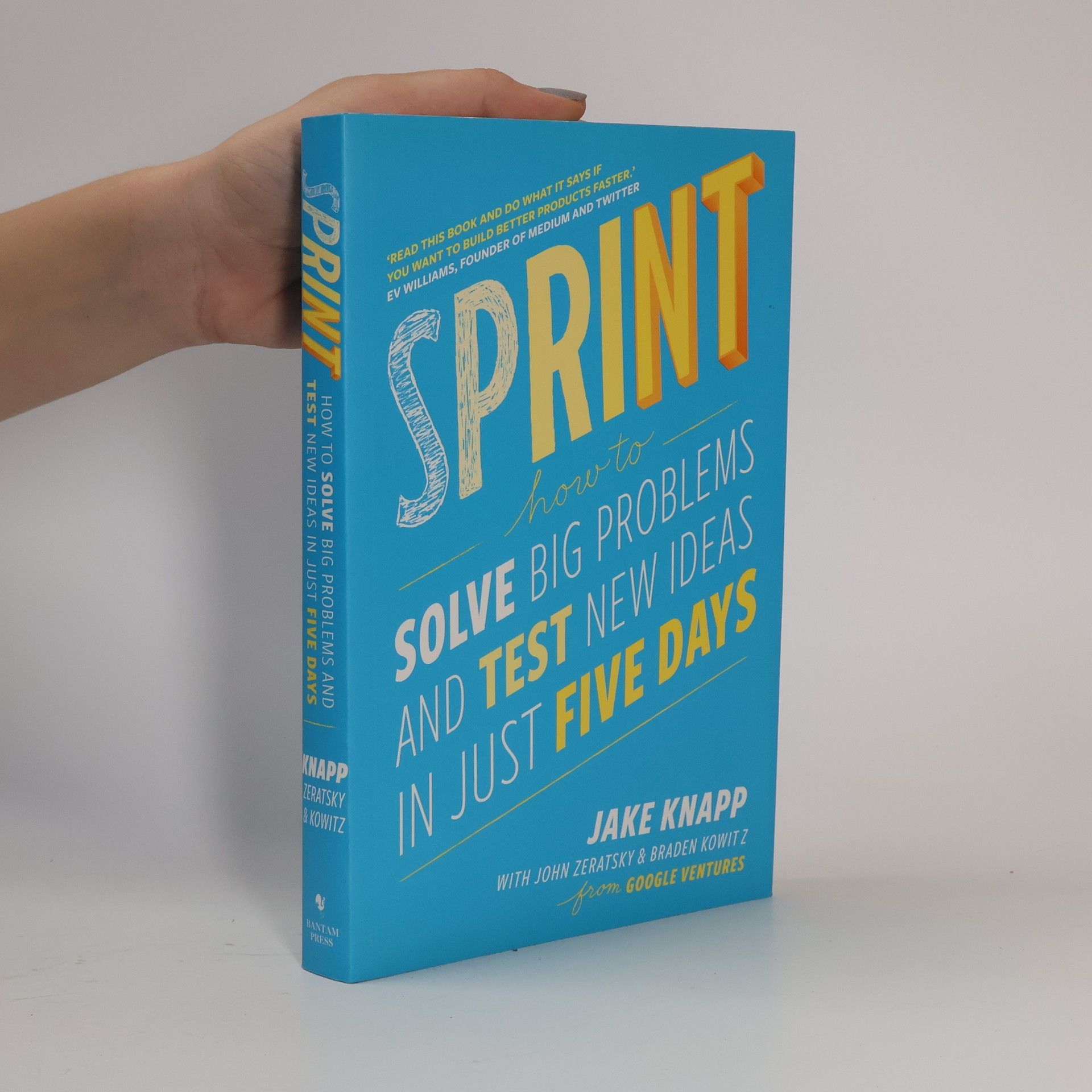 Jake Knapp Sprint : how to solve big problems and test new ideas in just five days
