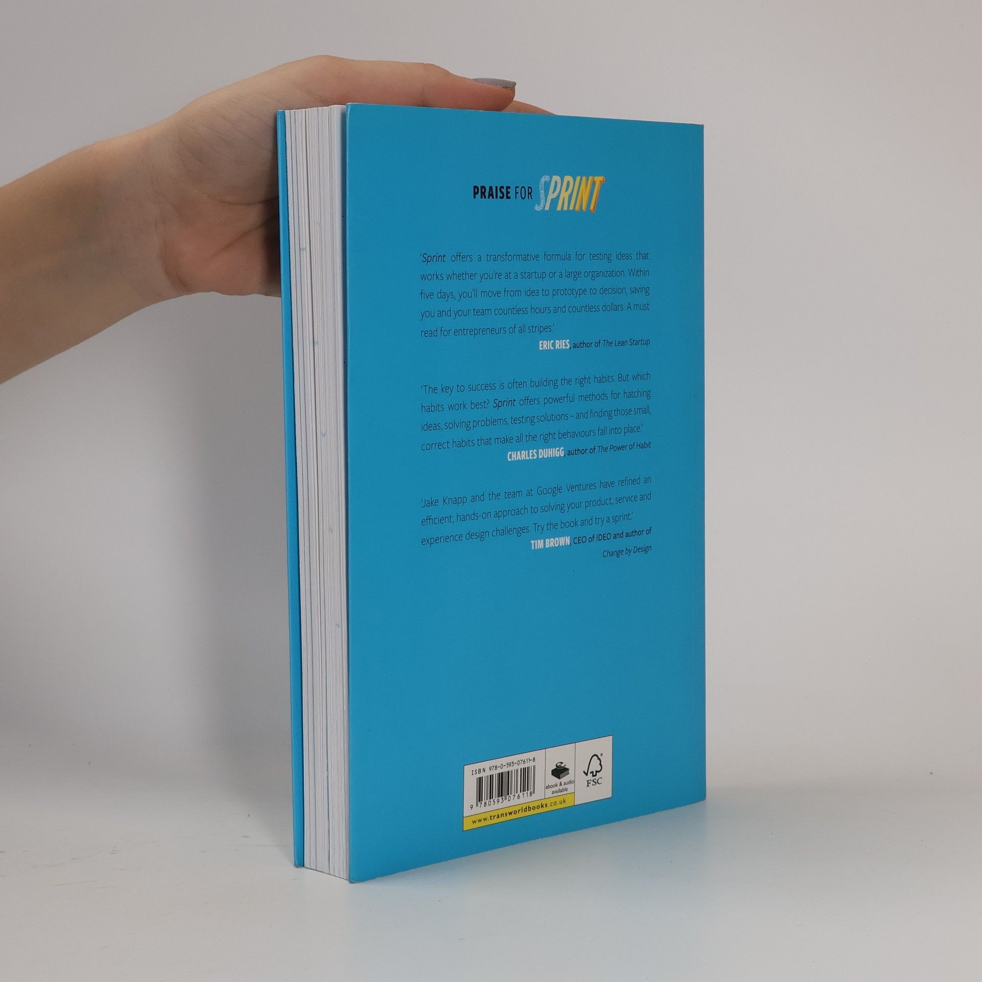 Jake Knapp Sprint : how to solve big problems and test new ideas in just five days