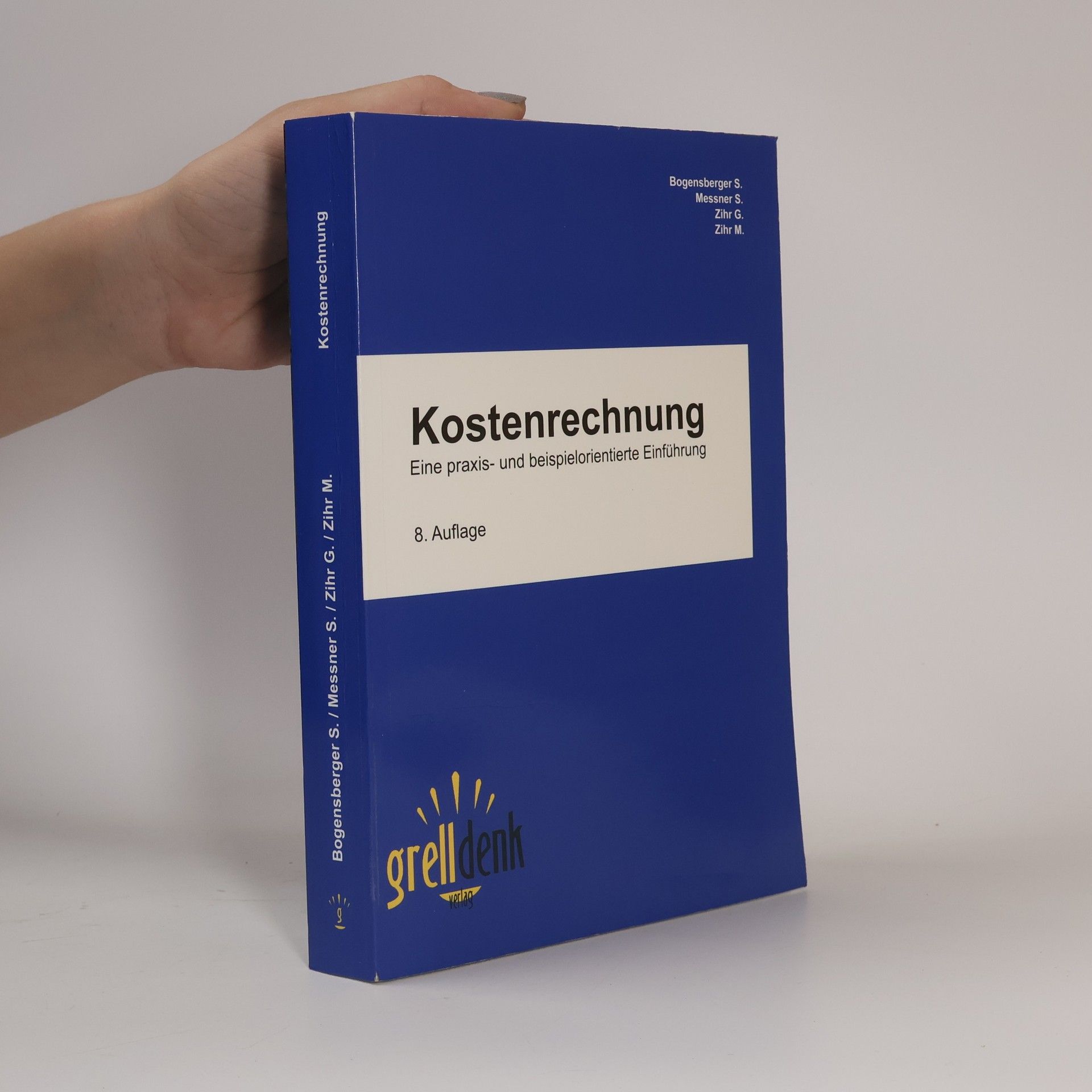 Stefan Bogensberger Kostenrechnung