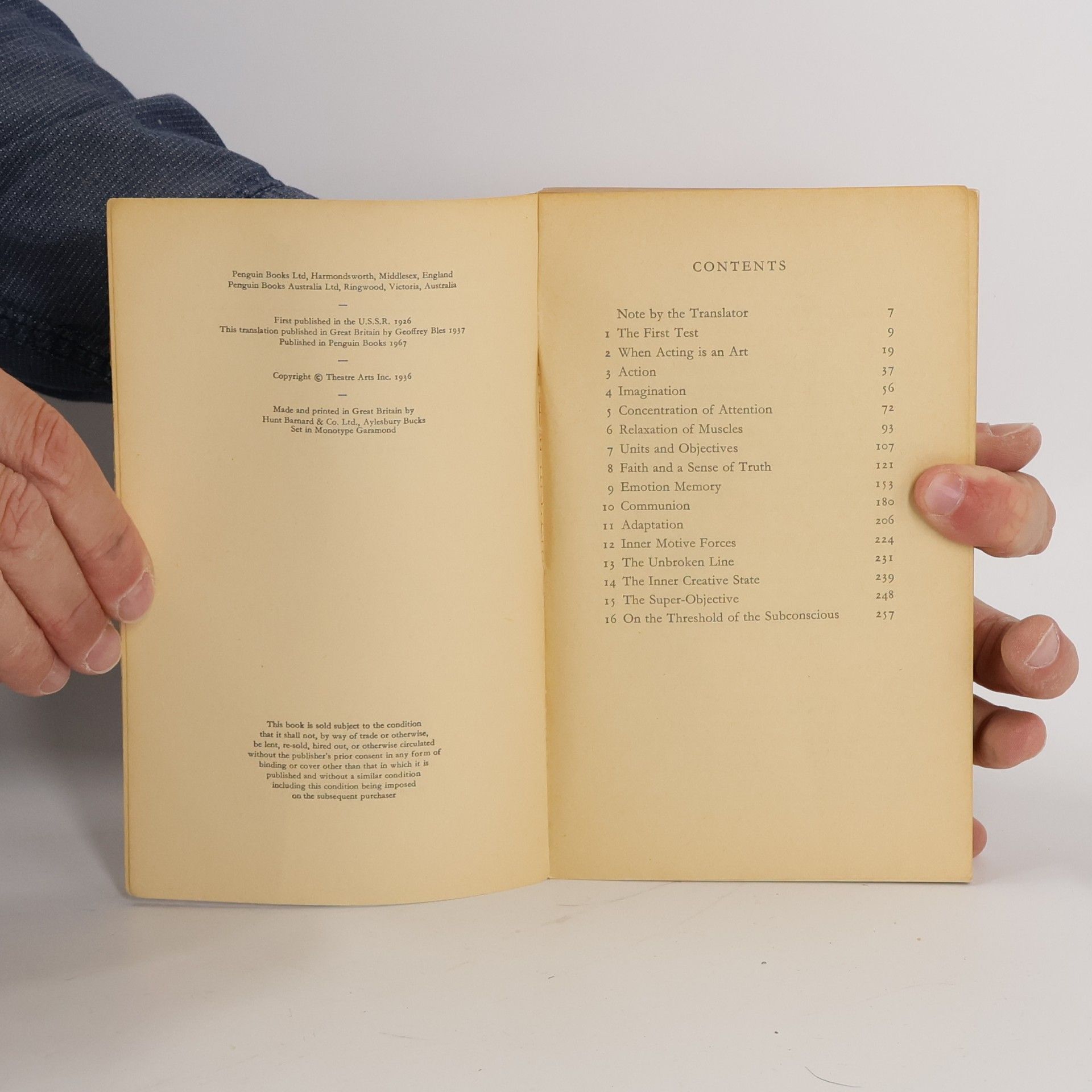 Constantine Stanislavsky An Actor Prepares