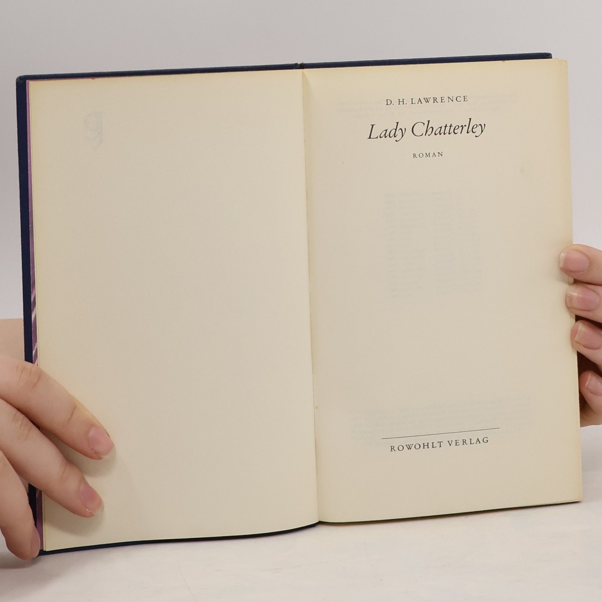 David Herbert Lawrence Lady Chatterley