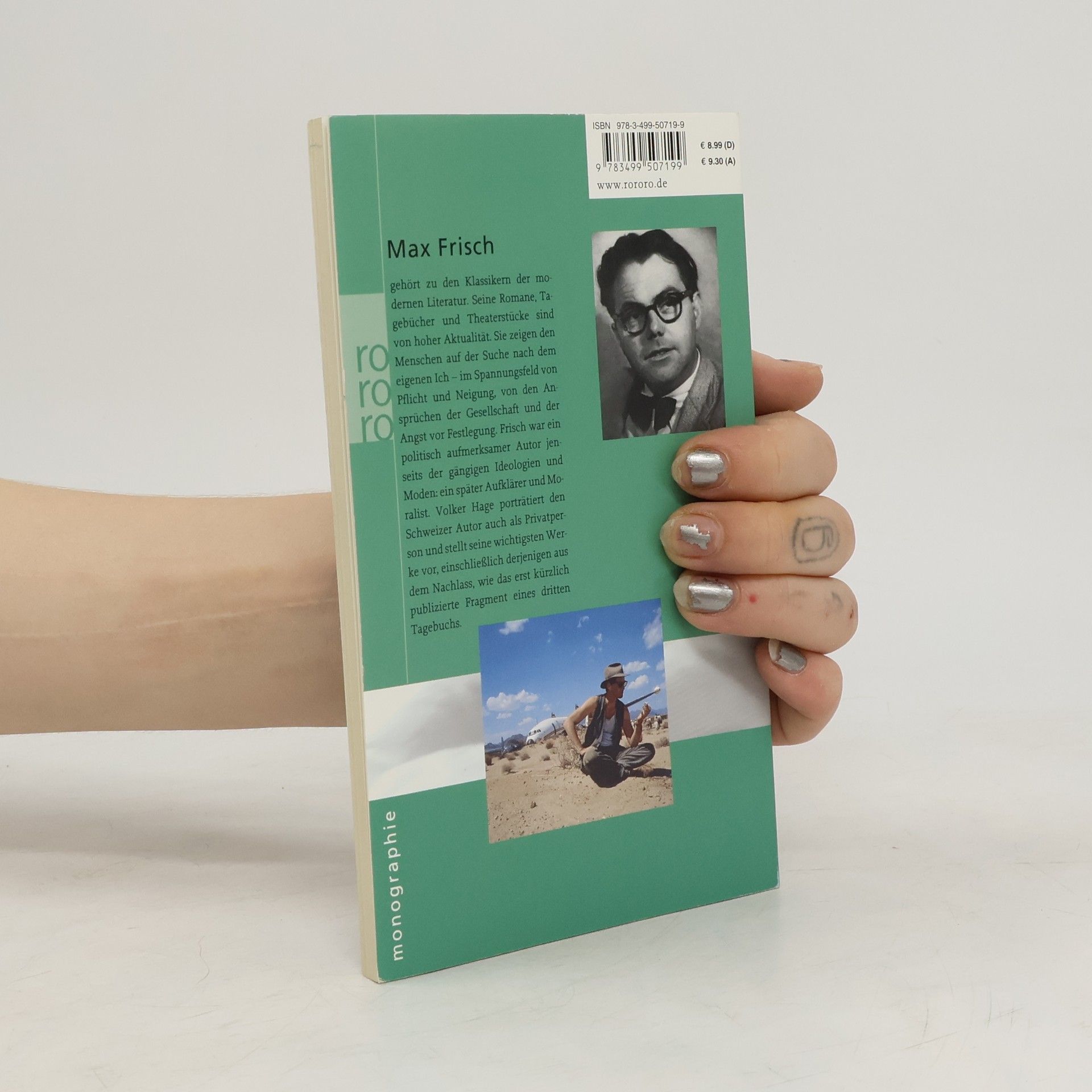 Volker Hage Max Frisch