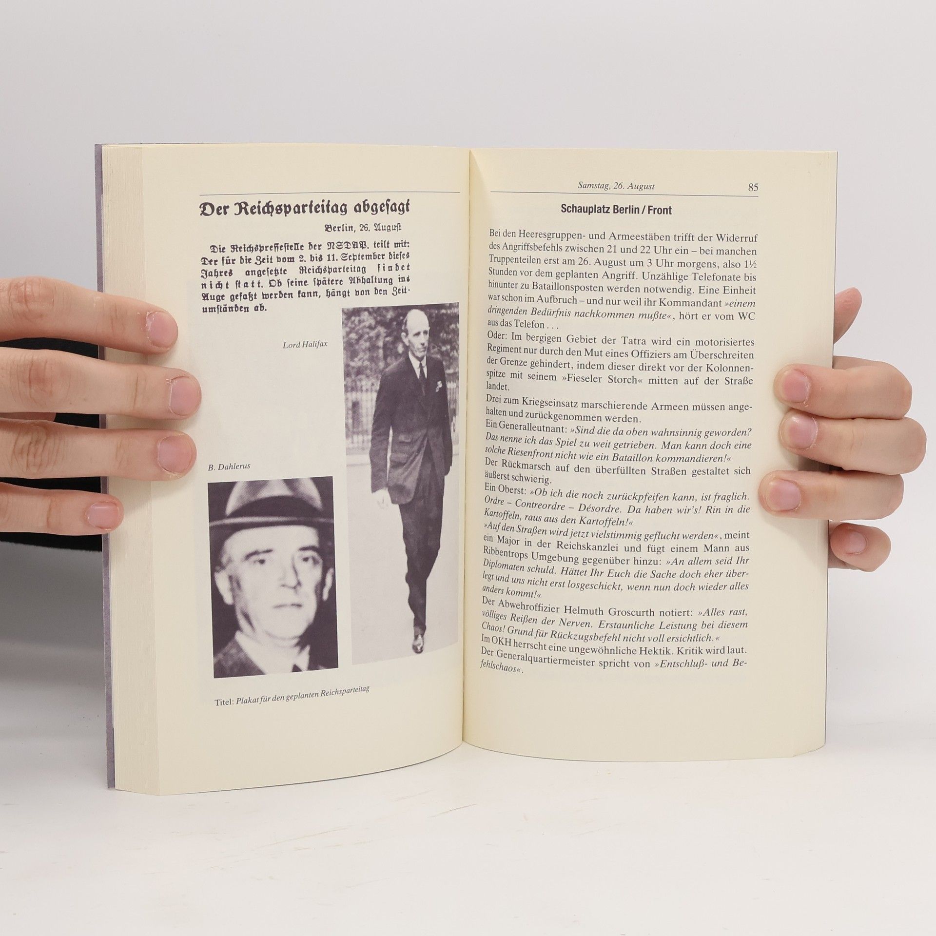Henric L. Wuermeling August '39: 11 Tage zwischen Frieden und Krieg
