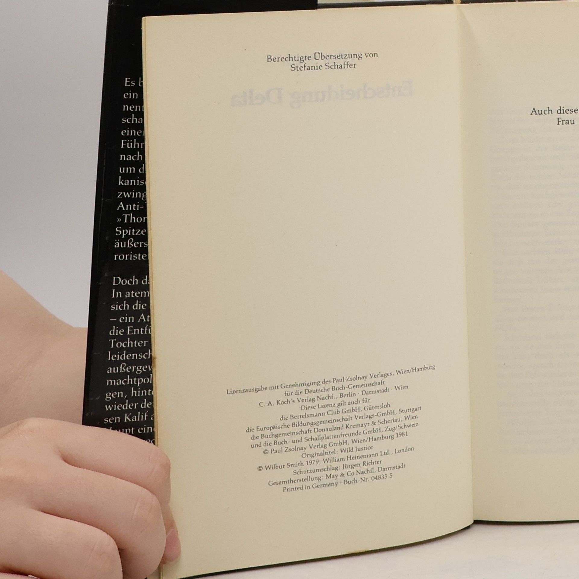 Wilbur A. Smith Entscheidung Delta