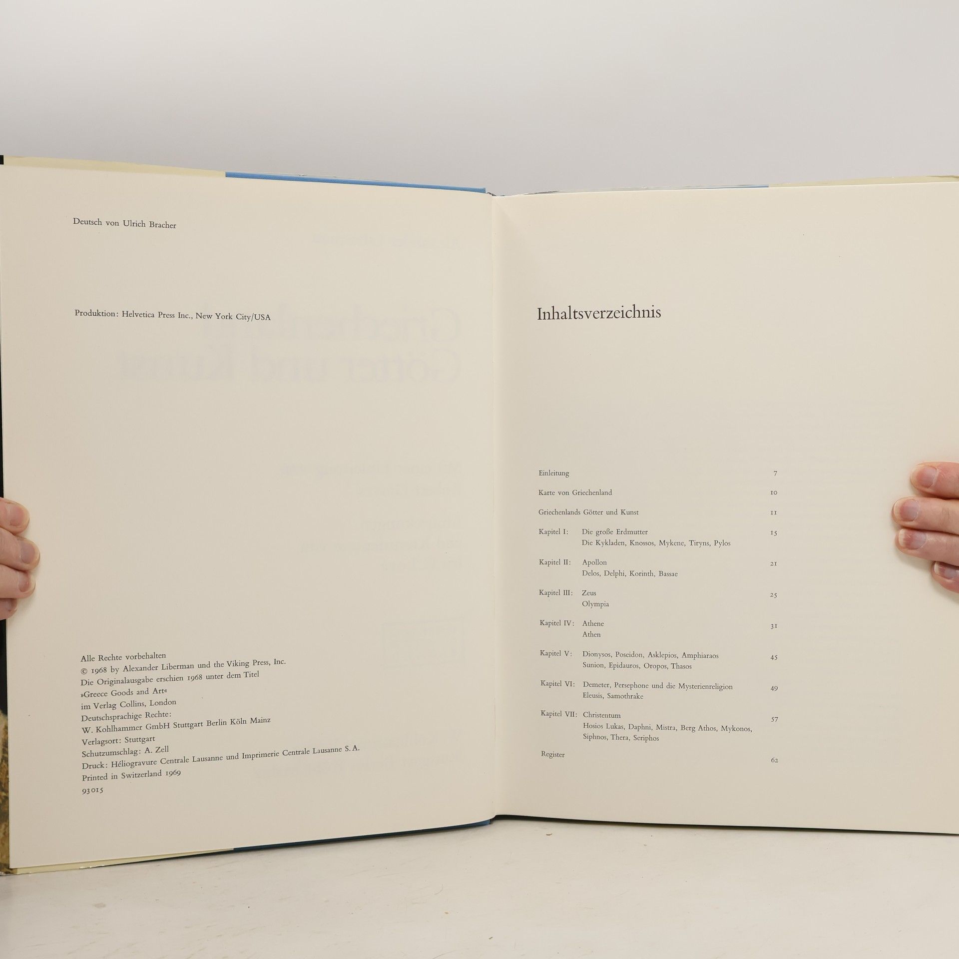 Alexander Liberman Griechenland. Götter und Kunst