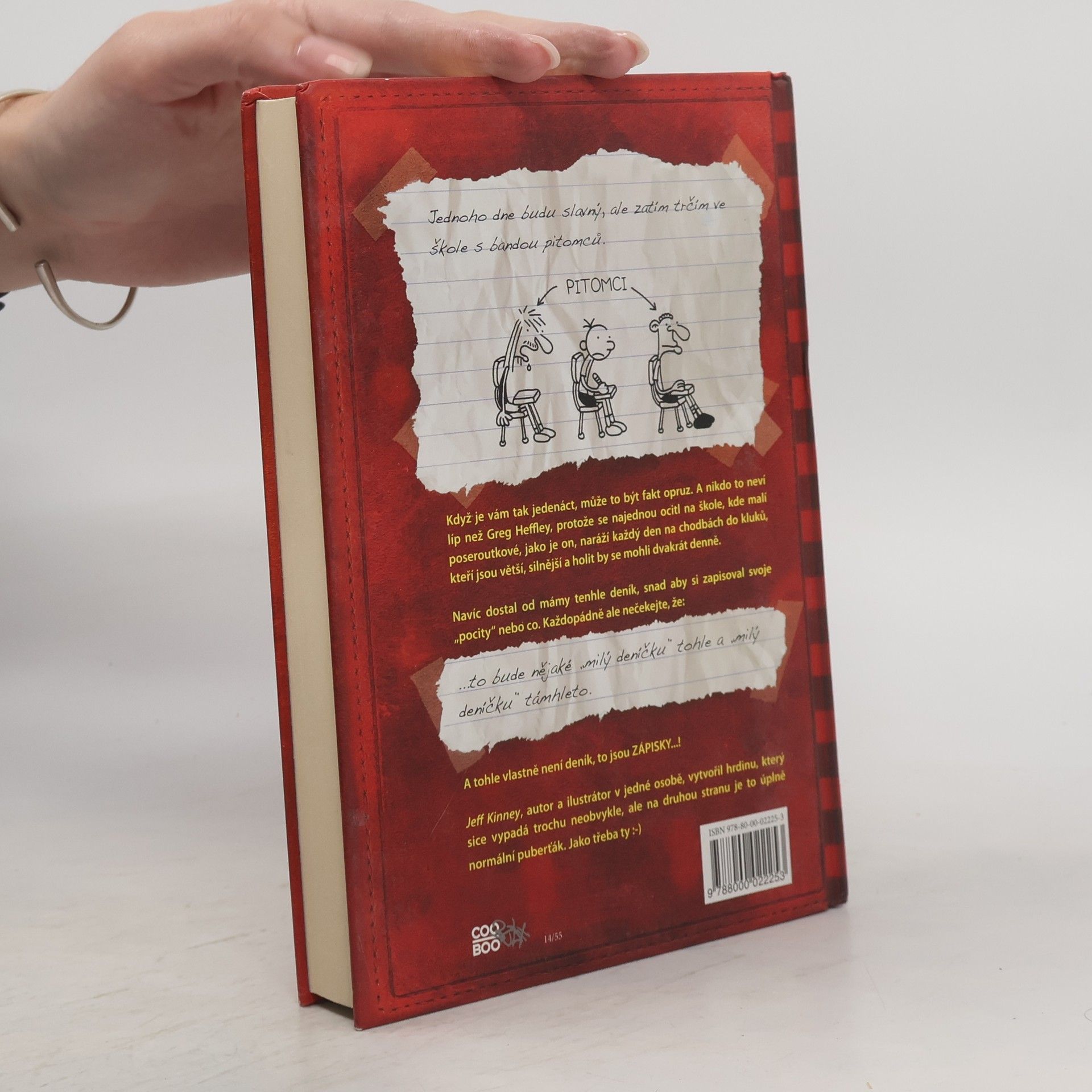 Jeff Kinney Deník malého poseroutky 1