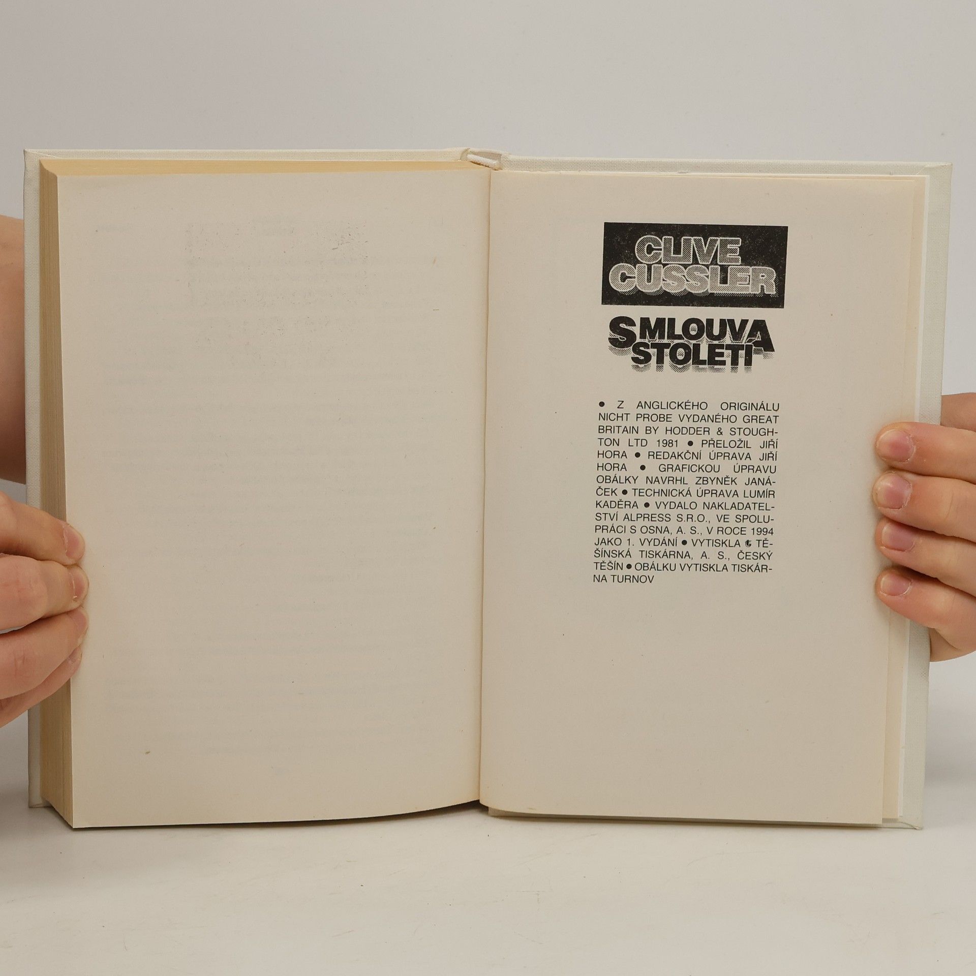 Clive Cussler Smlouva století
