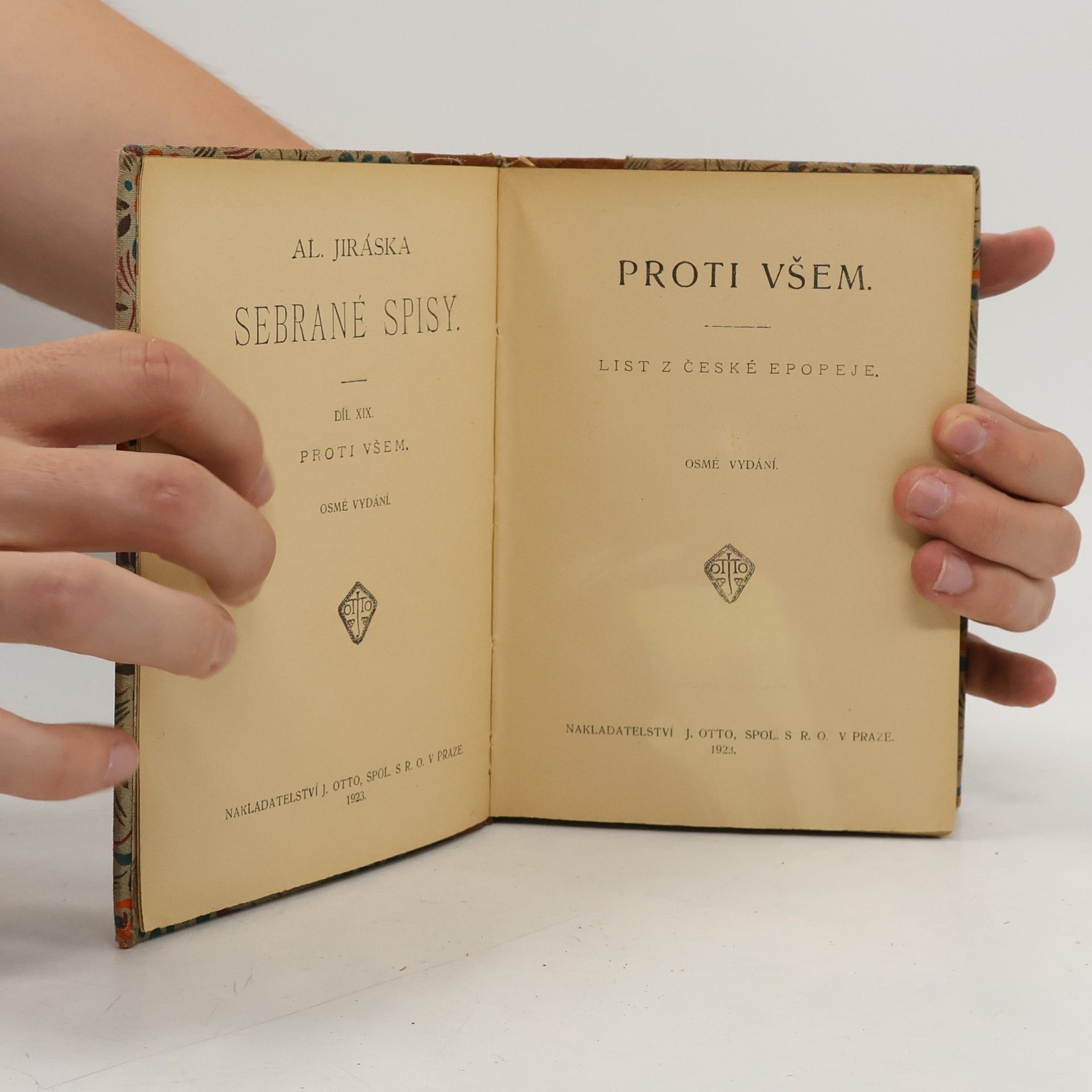 Alois Jirásek Proti všem