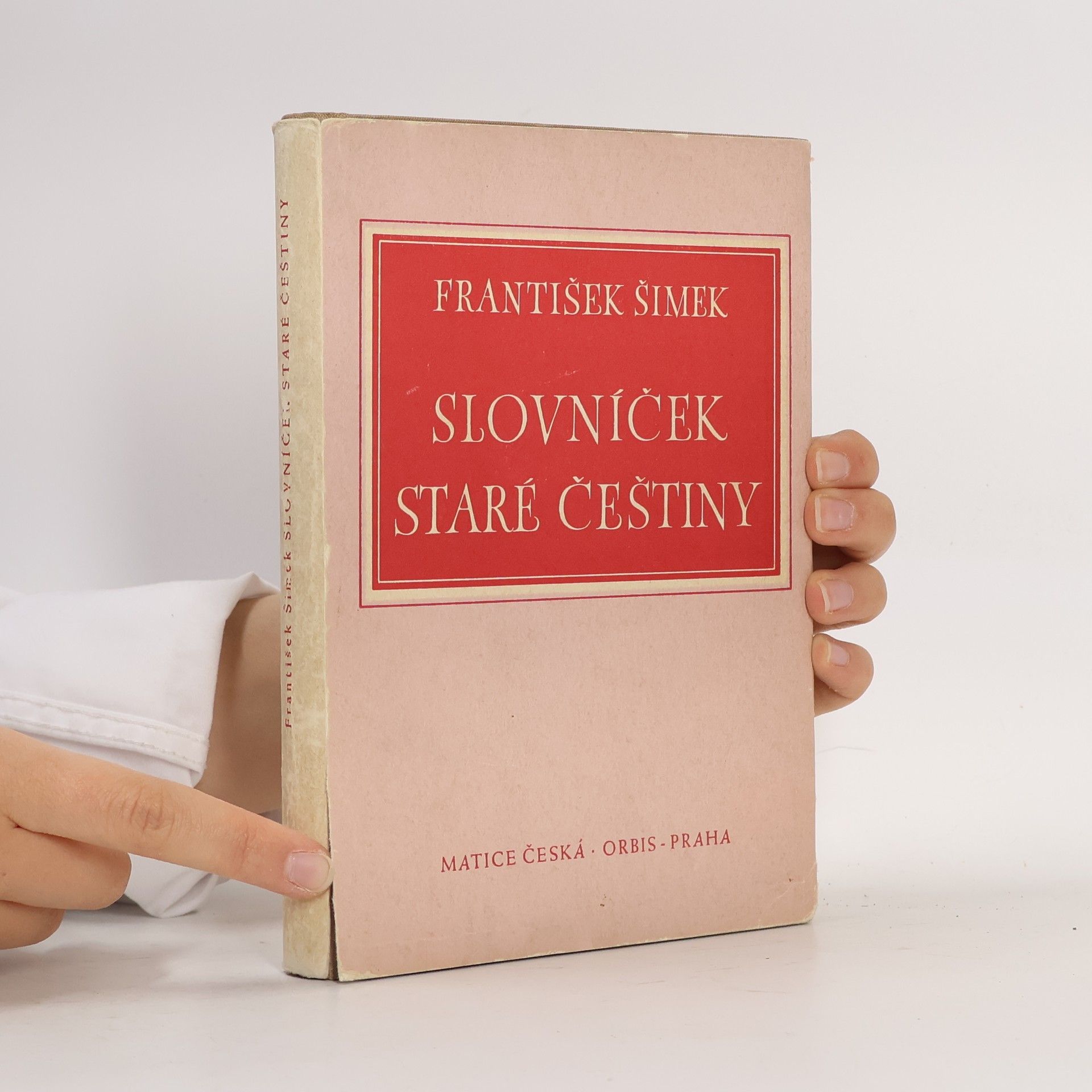 František Šimek Slovníček staré češtiny