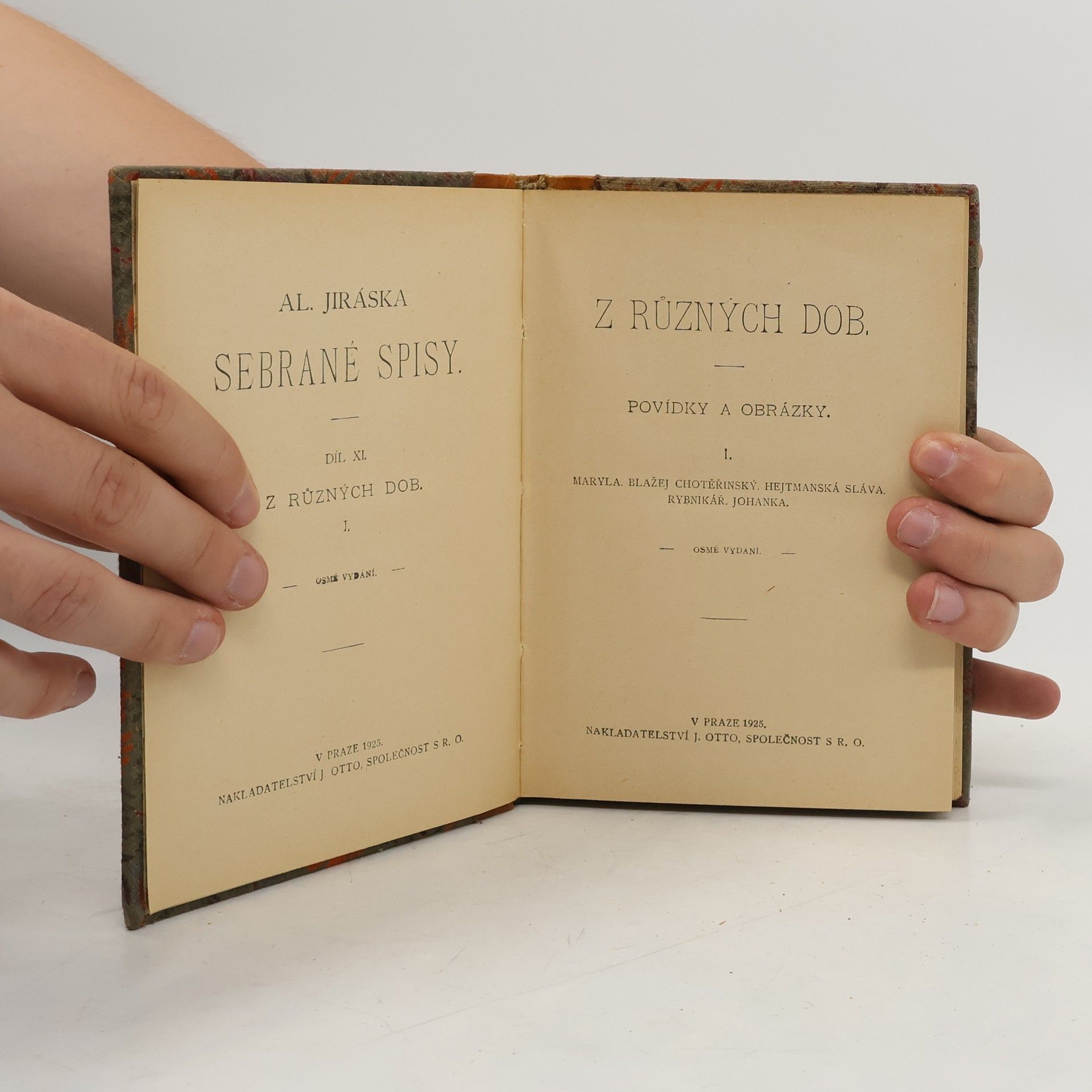 Alois Jirásek Sebrané spisy XIII. Z různých dob III.